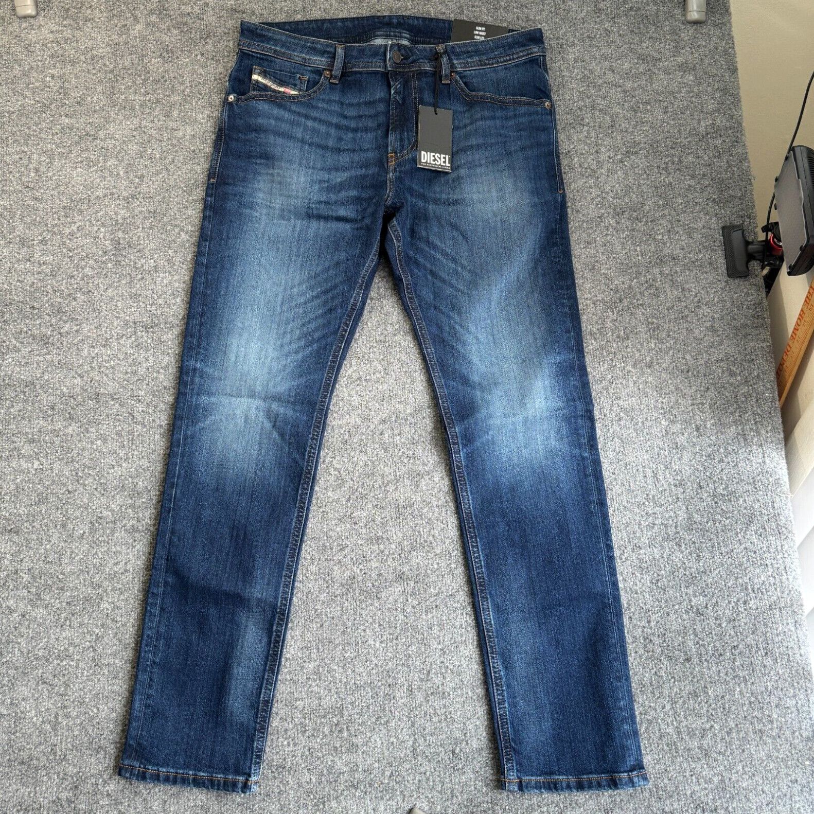 Diesel Diesel denim jeans 34 x 32 men Thommer RM062 slim fit slim leg ...