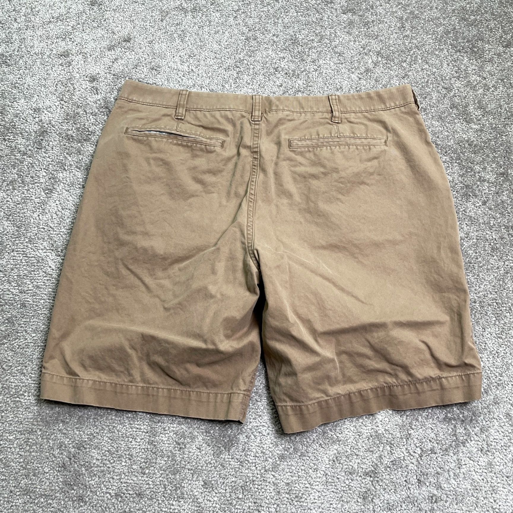 Bonobos Bonobos Chino Shorts Mens 35 Cotton Flat Front Casual Outdoor Fishing Regular Brown 8.5" Inseam Mens Size US 35 - 2 Thumbnail