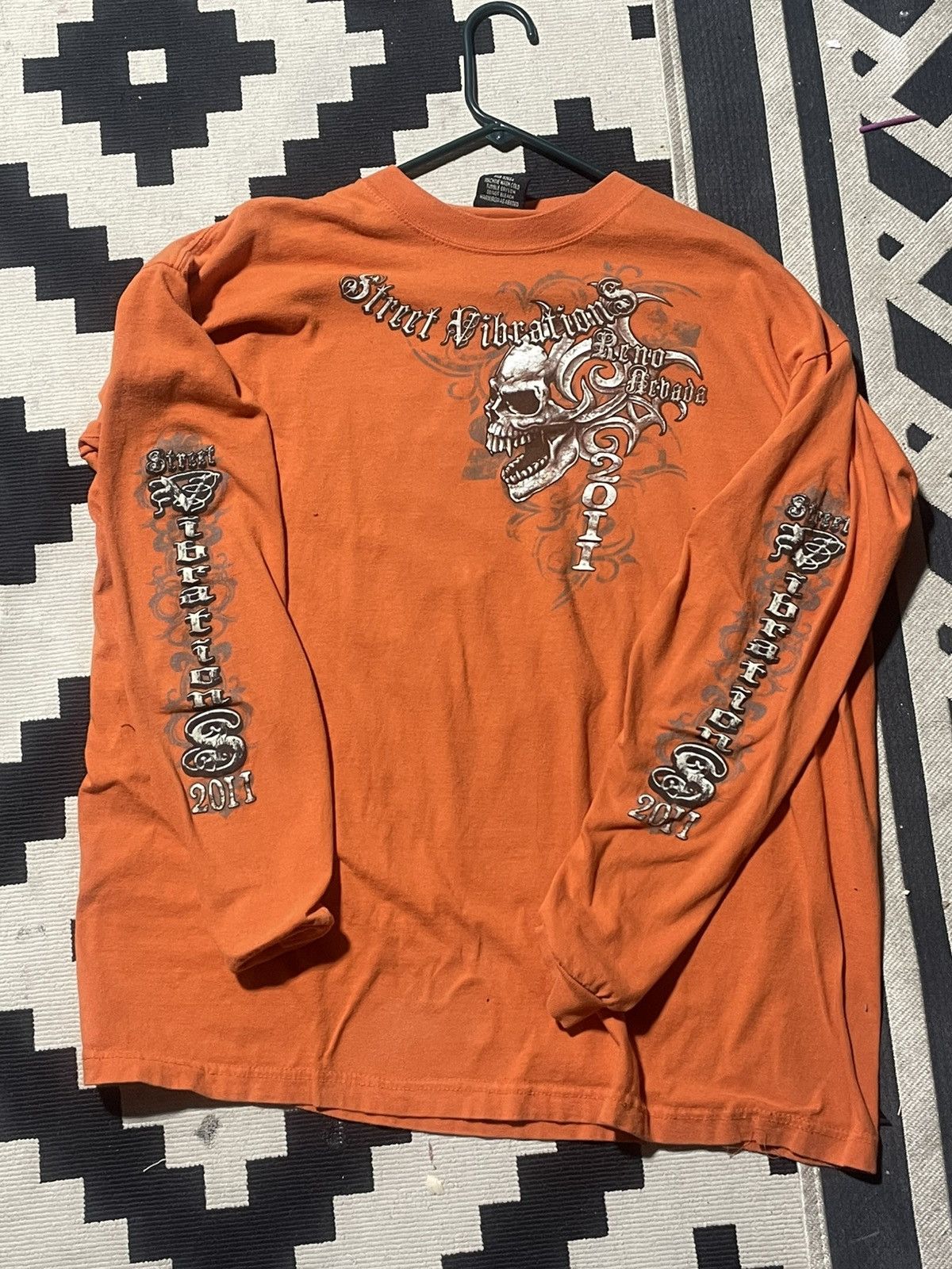 Affliction × Vintage Street Vibrations Biker Long Sleeve Size US XXL / EU 58 / 5 - 1 Thumbnail