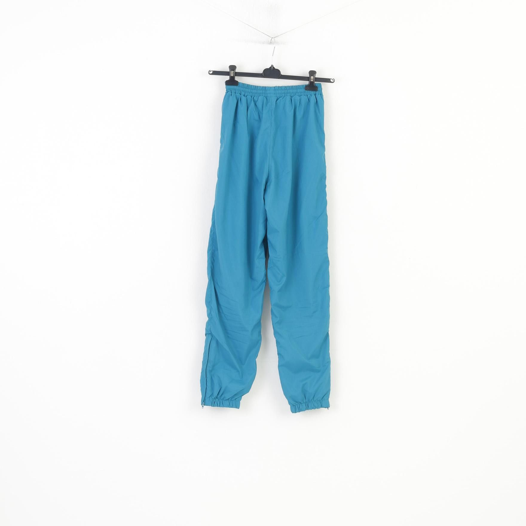 Vintage Head Women S Tracksuit Set Turquoise Sweatpants Jacket 10986 Size 25" / US 0 / IT 36 - 4 Thumbnail