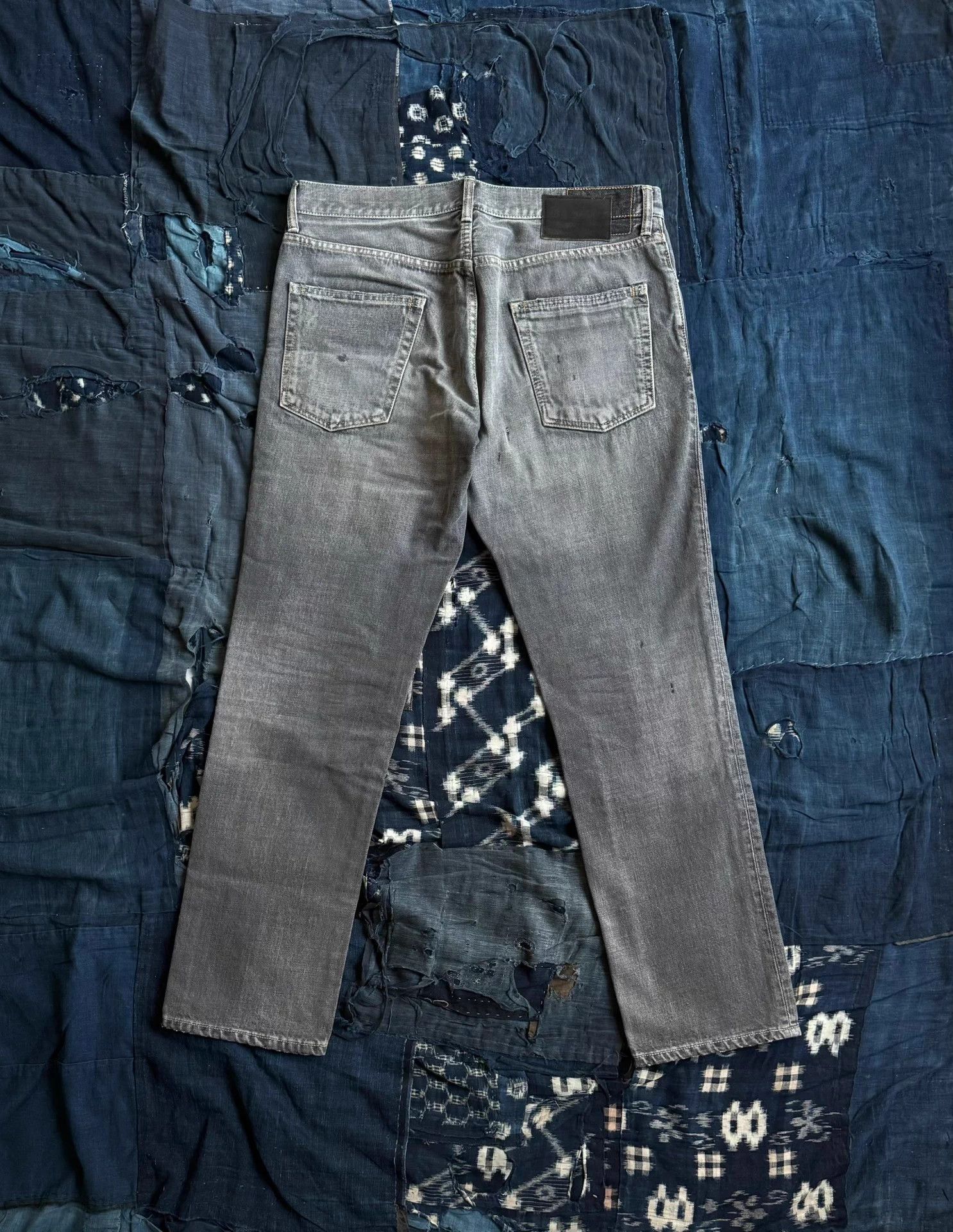Visvim VISVIM 15SS 04D5 Black Washed Distressed Denim W34L30 Size US 34 / EU 50 - 2 Thumbnail