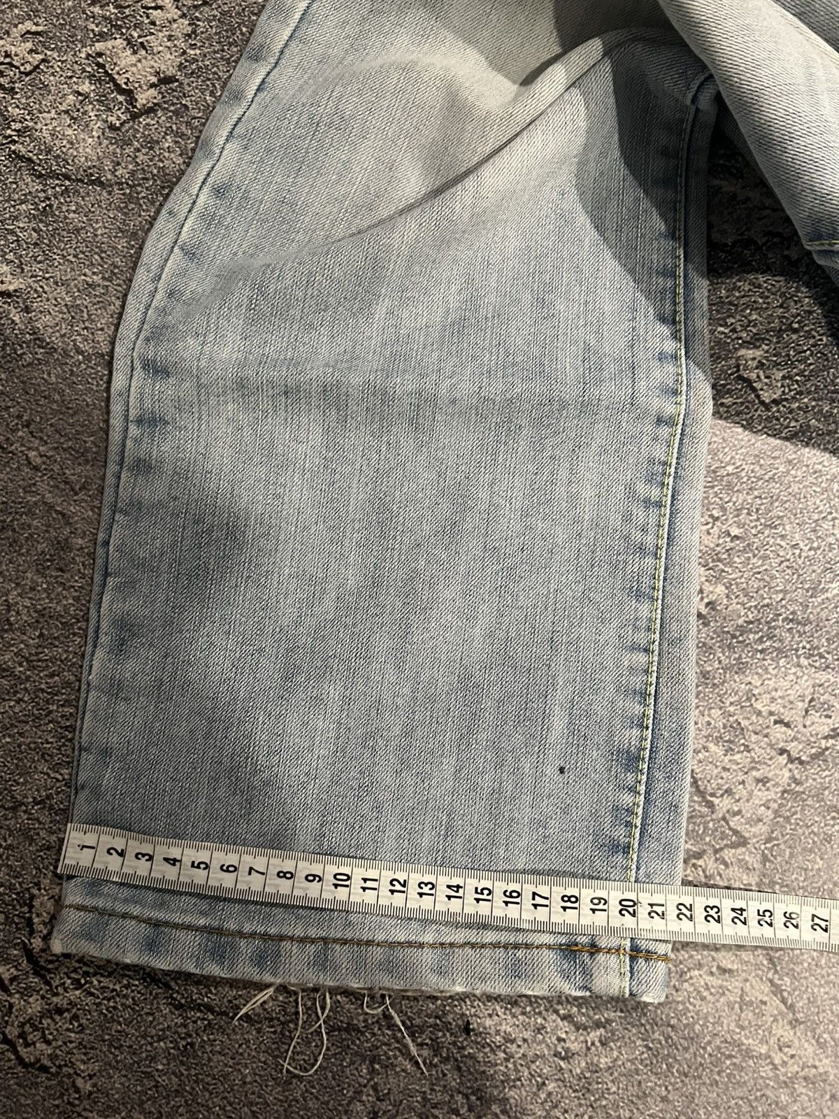 Japanese Brand Distressed Shredded Vintage Y2K Jeans — Cult Japanese Denim Size US 38 / EU 54 - 11 Thumbnail