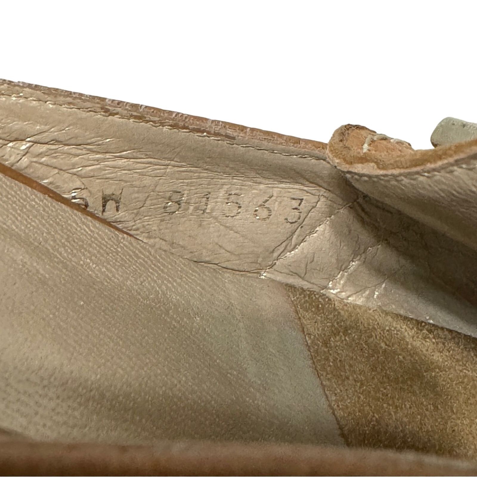 Stuart Weitzman STUART WEITZMAN Square Toe Tan Leather Loafer MULES Size US 7 / IT 37 - 8 Thumbnail