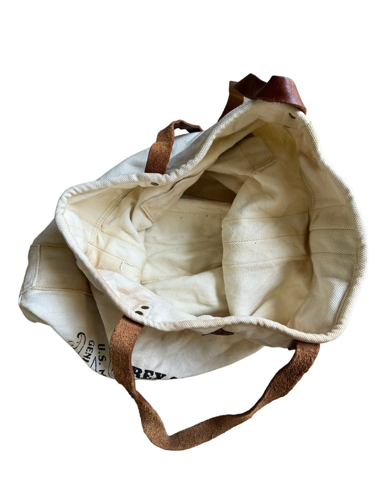 Avirex Avirex canvas leather hand tote bag Size ONE SIZE - 4 Thumbnail