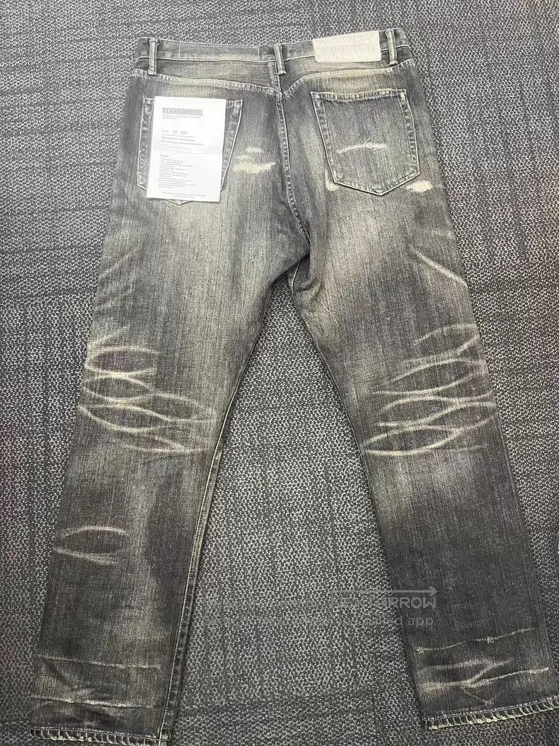 Neighborhood Neighborhood size L Cut and Washed Bull King Denim Pants Size US 27 - 2 Thumbnail