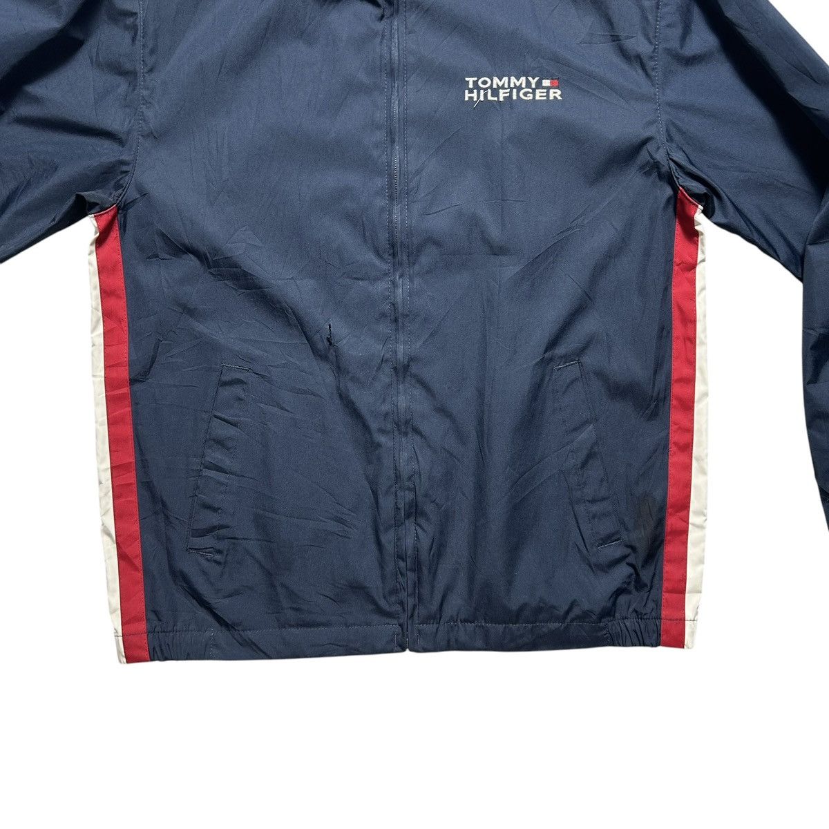 Tommy Hilfiger × Vintage Vintage Tommy Hilfiger Embroidered Logo Zipper Jacket Size M / US 6-8 / IT 42-44 - 4 Thumbnail