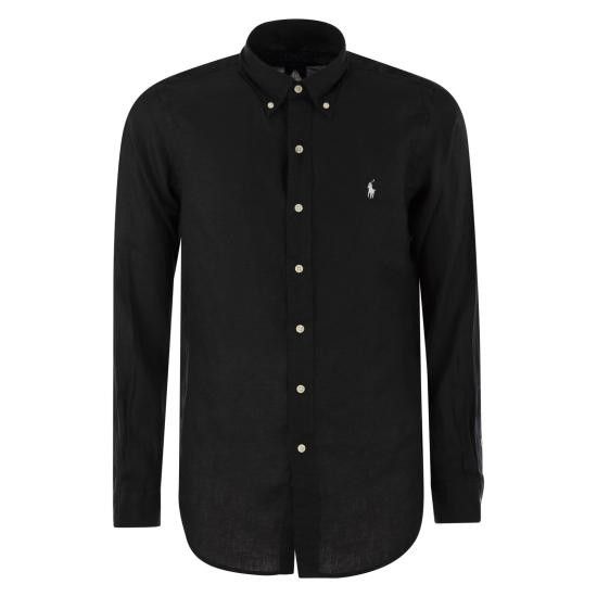 Polo Ralph Lauren POLO RALPH LAUREN Men Long Tops 710794141 BLACK Size US XL / EU 56 / 4 - 1 Thumbnail