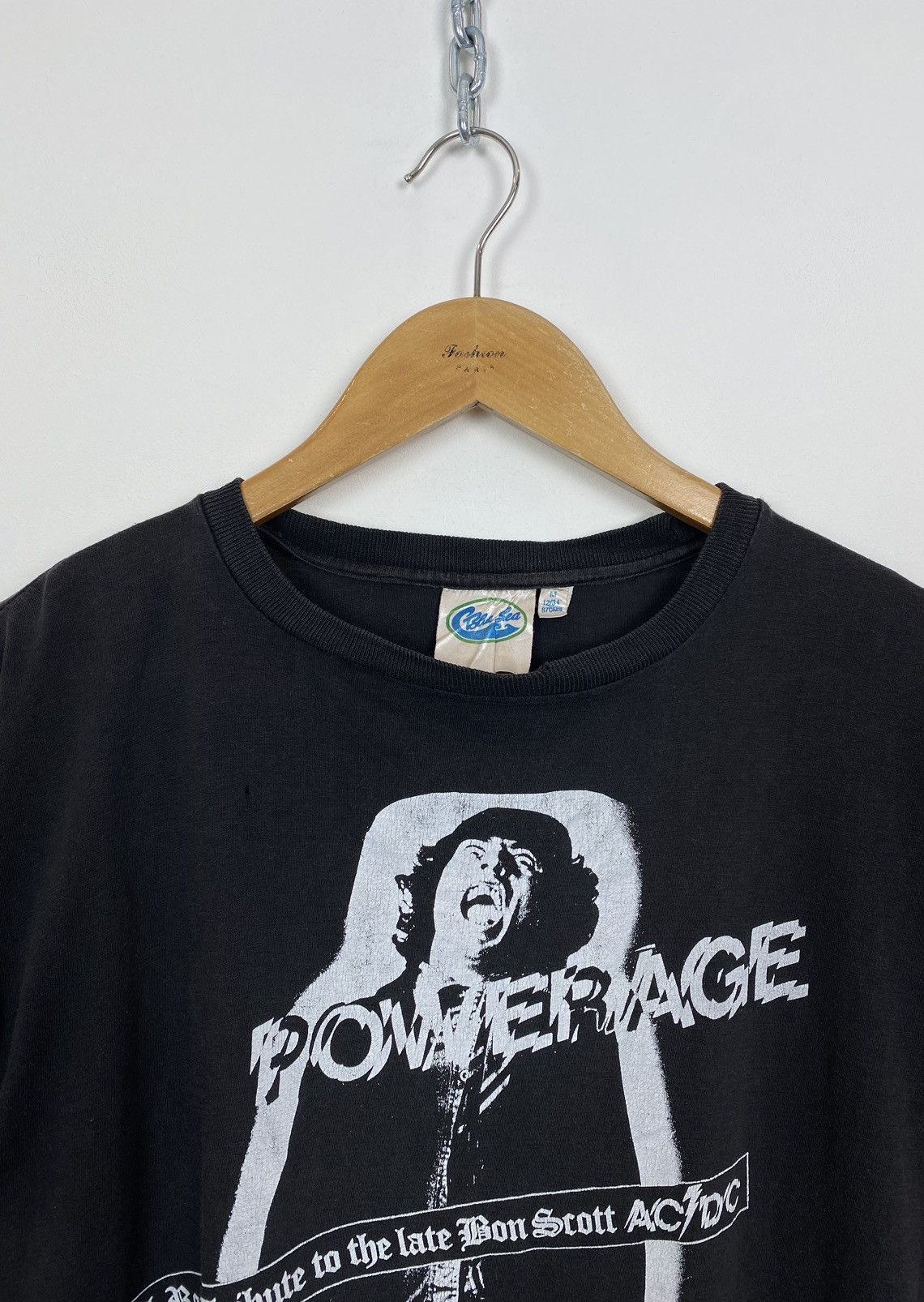 Vintage Vintage Powerage Tribute To The Bonn Scott AC/DC T-Shirt top Size US M / EU 48-50 / 2 - 2 Thumbnail