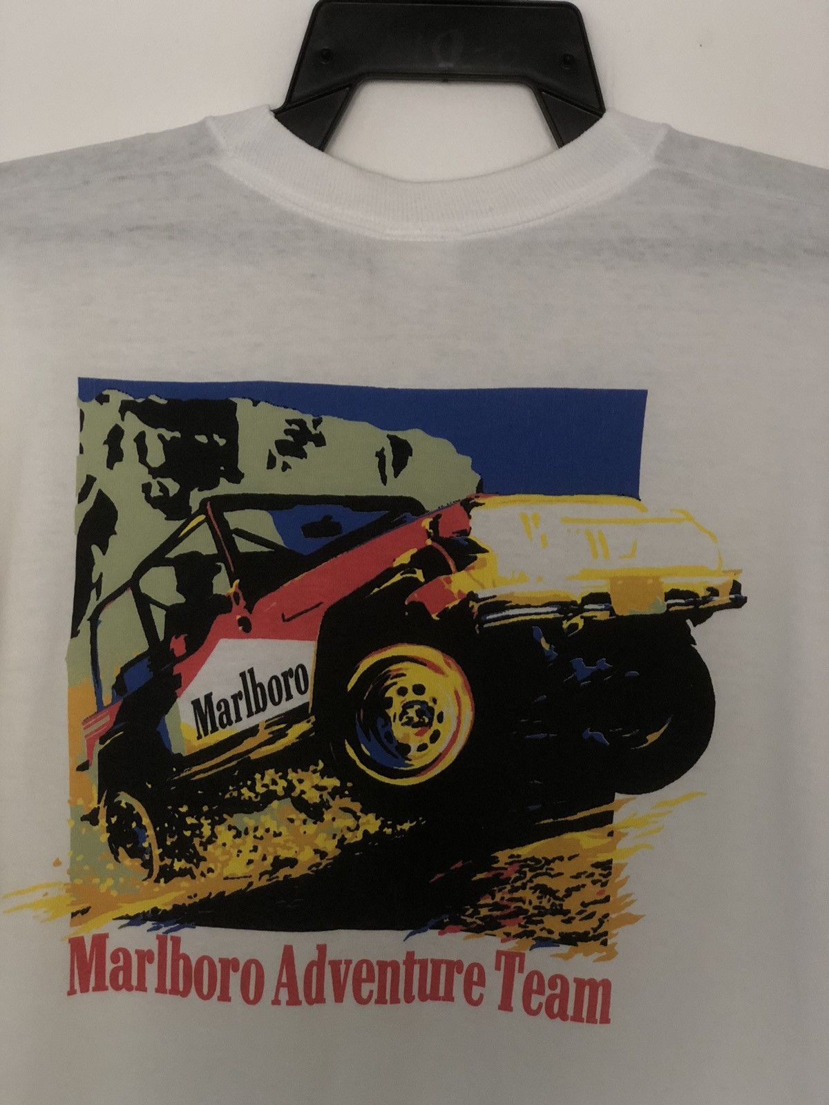 Marlboro Vintage 90s Marlboro Adventure Team Pocket Tee Size US L / EU 52-54 / 3 - 2 Thumbnail