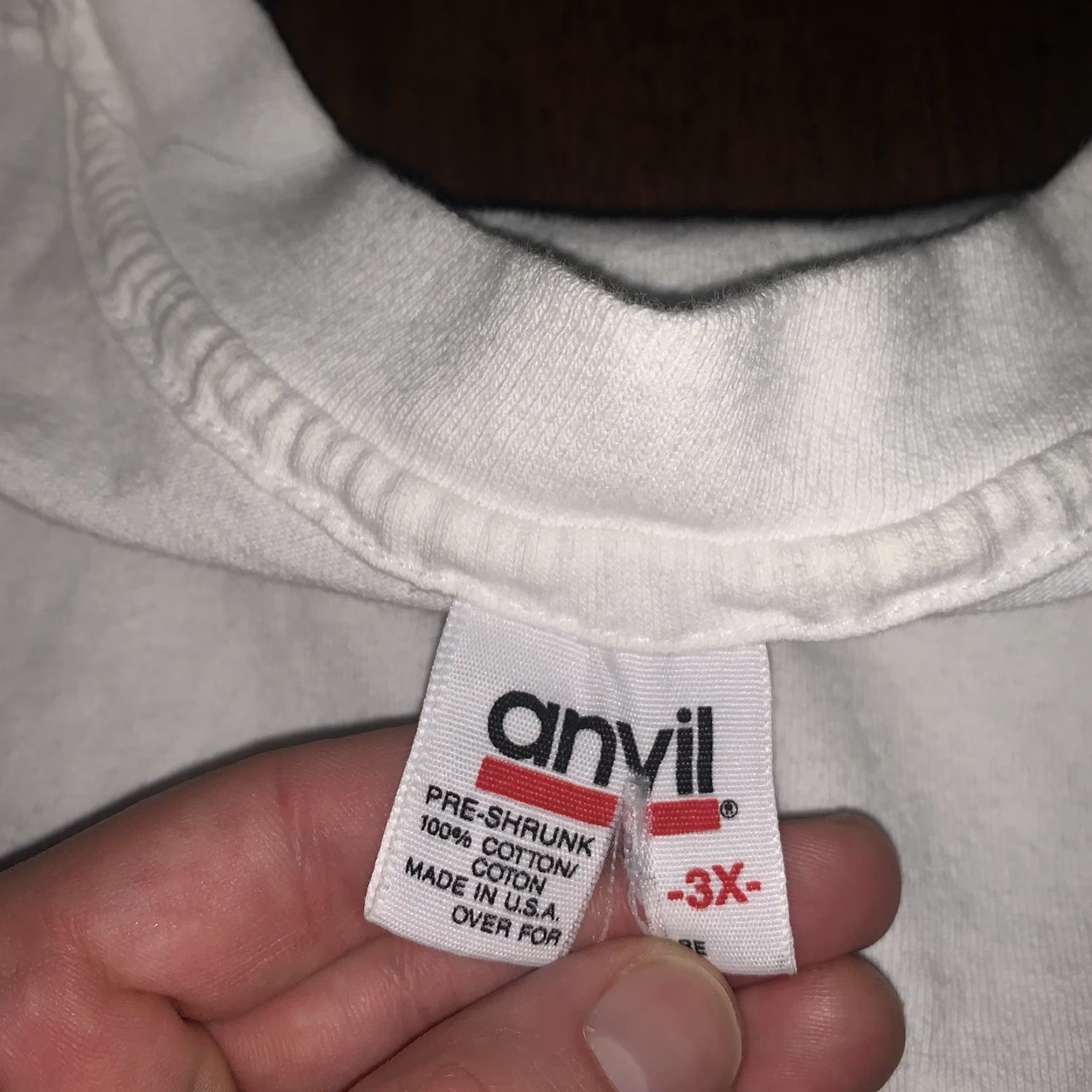 Anvil VINTAGE Wu Tang Clan T-Shirt 90s White Crew Neck Short Sleeve Graphic Tee Men 3XL Wu Wear ODB 36 Chambers USA Rap Size US XXL / EU 58 / 5 - 6 Thumbnail