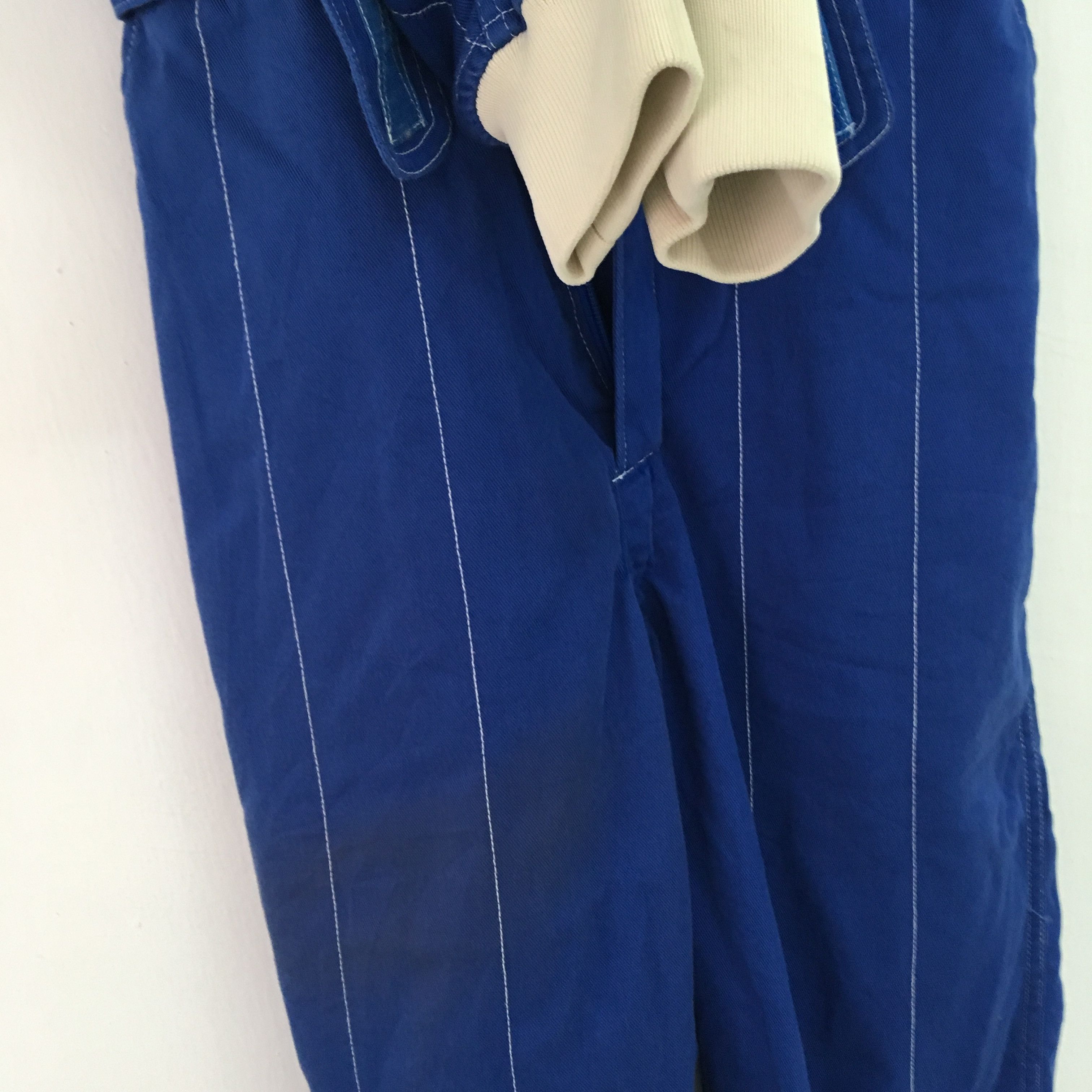 Japanese Brand × Vintage Vintage 90's Blue Workwear Coveralls Japan Size US L / EU 52-54 / 3 - 5 Thumbnail