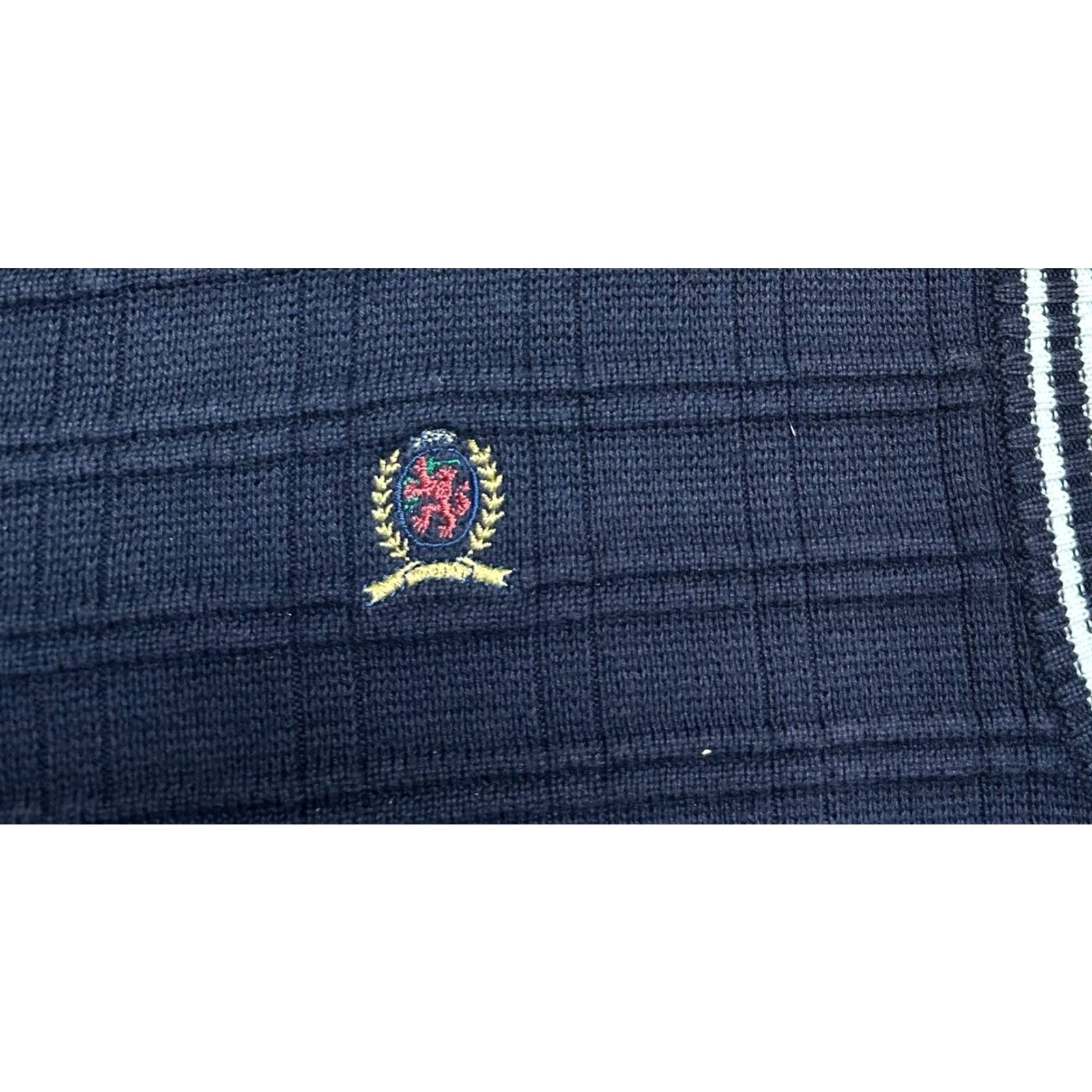 Tommy Hilfiger Tommy Hilfiger Vintage Y2K Navy Blue Sleeveless Sweater Vest Men XL Preppy Size US XL / EU 56 / 4 - 6 Thumbnail