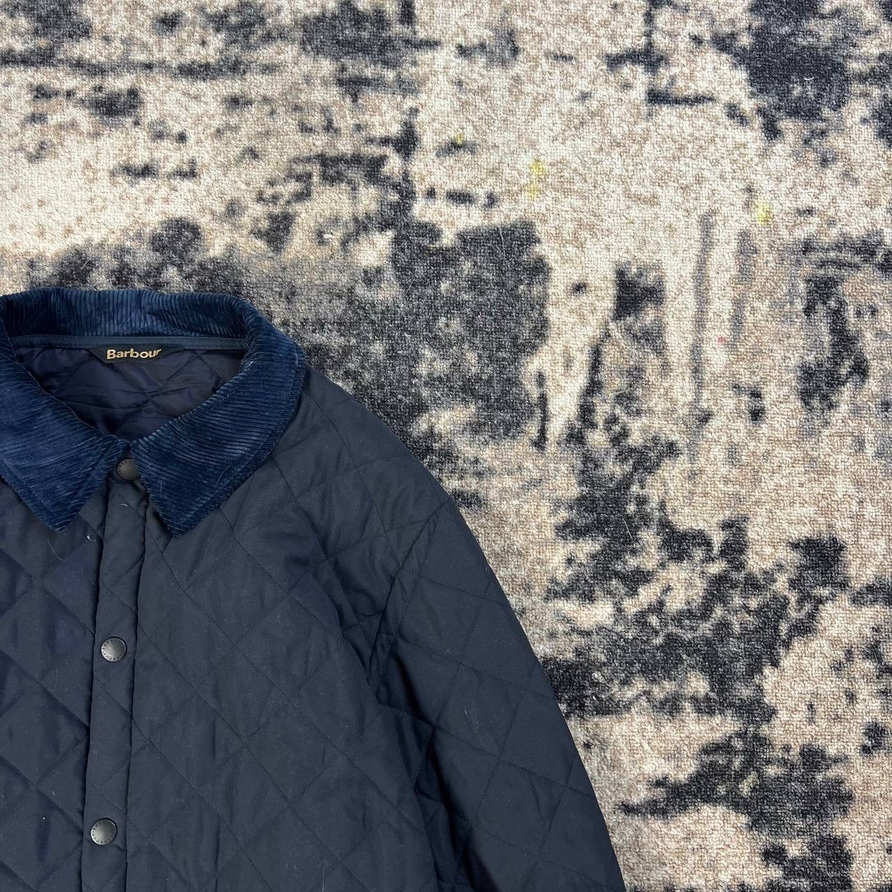 Barbour Barbour Vintage Y2K Mini Logo Quilted Button Up Jacket Size US XL / EU 56 / 4 - 2 Thumbnail