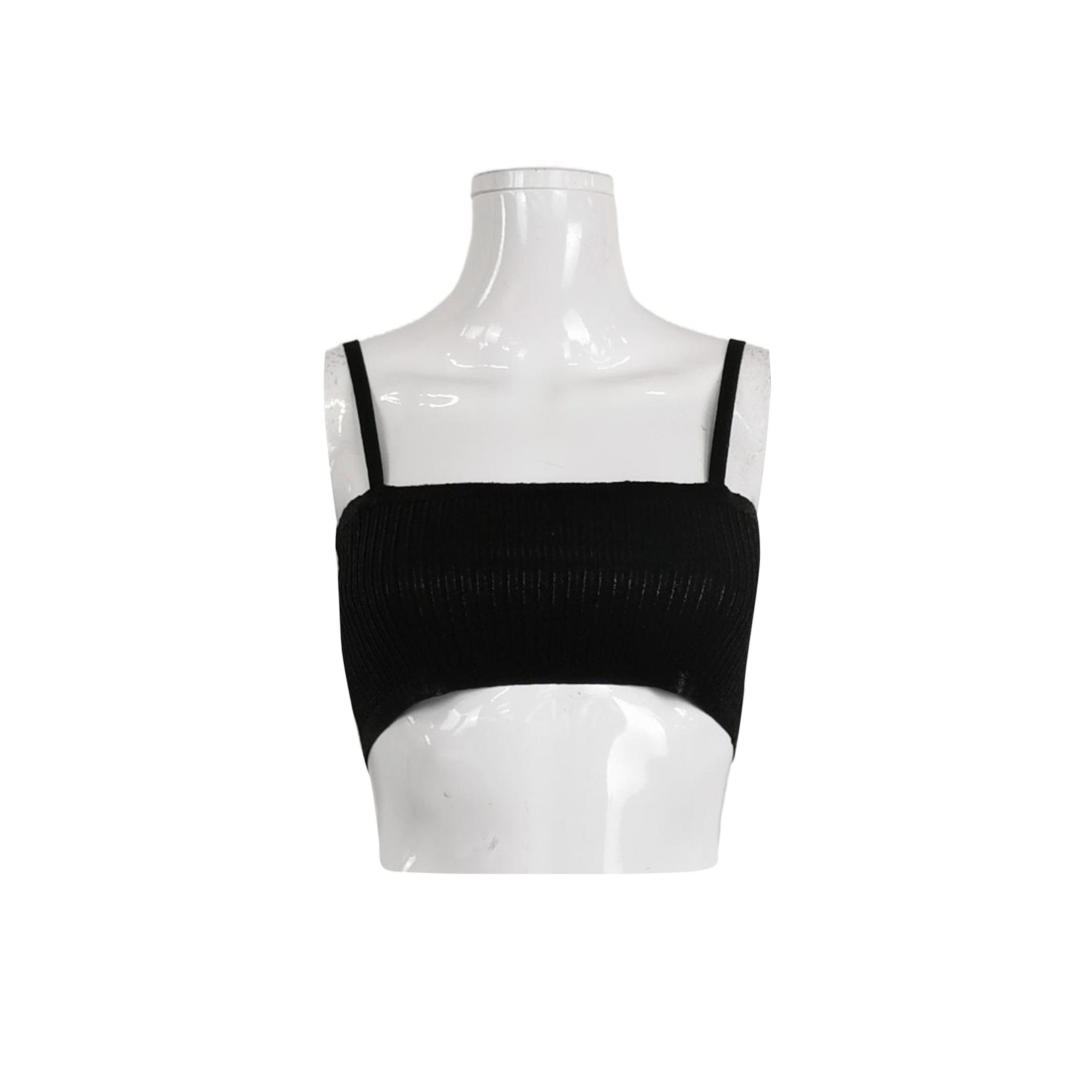 Prada Prada Ribbed Knit Crop Top Size 40 Size S / US 4 / IT 40 - 1 Thumbnail