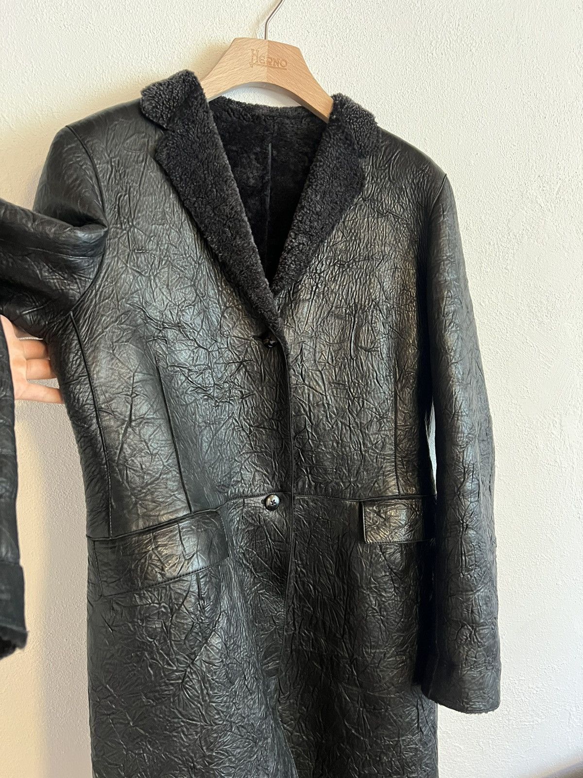 Jil Sander Jil Sander Vintage 80s Leather Archived Coat Rare Streetwear Size S / US 4 / IT 40 - 6 Thumbnail