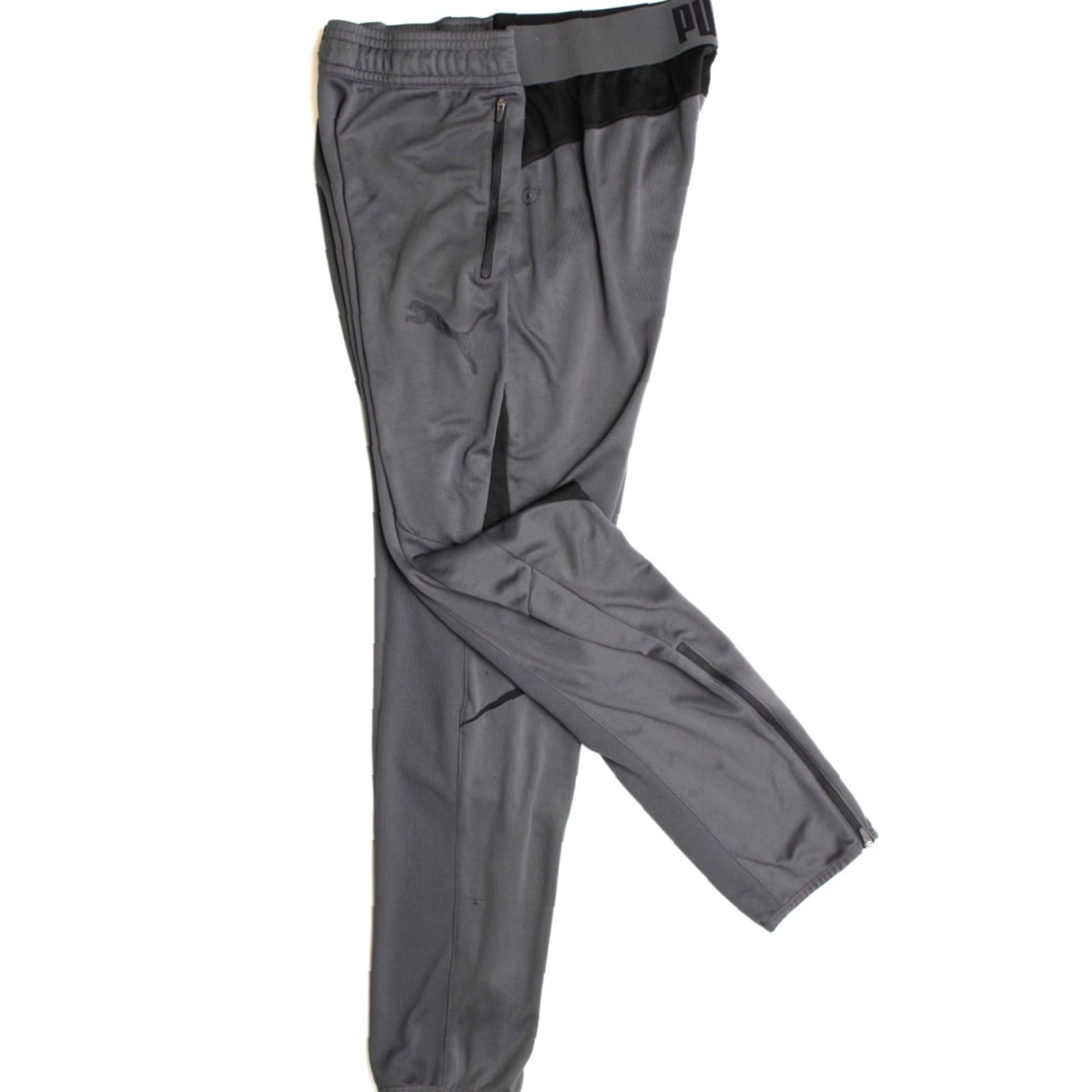 Puma VINTAGE Dark Gray Puma Track Pants Size US 36 / EU 52 - 2 Thumbnail