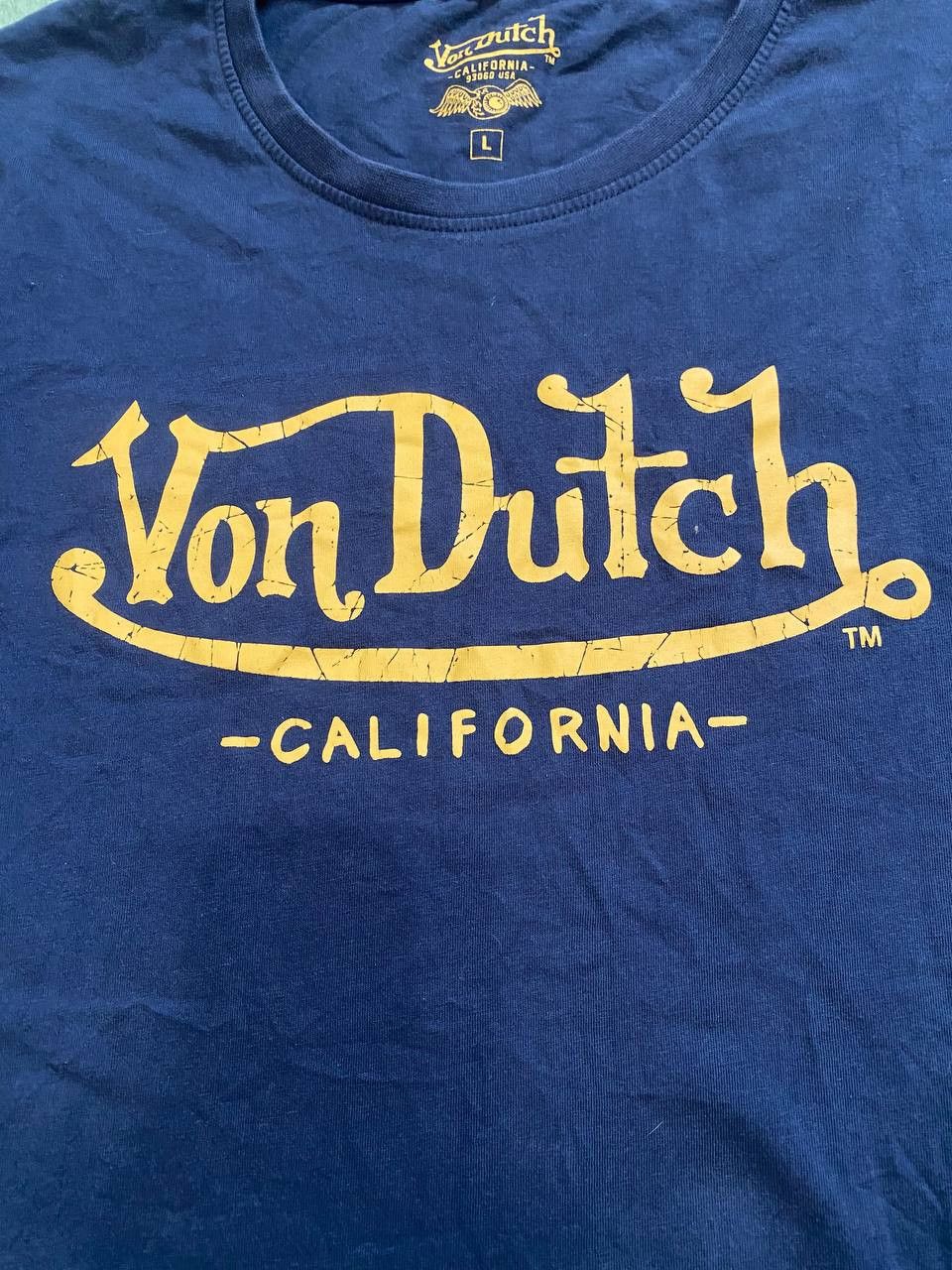 Von Dutch Vintage Von Dutch T-Shirt CENTER LOGO STREETWEAR FADED Size US L / EU 52-54 / 3 - 13 Thumbnail