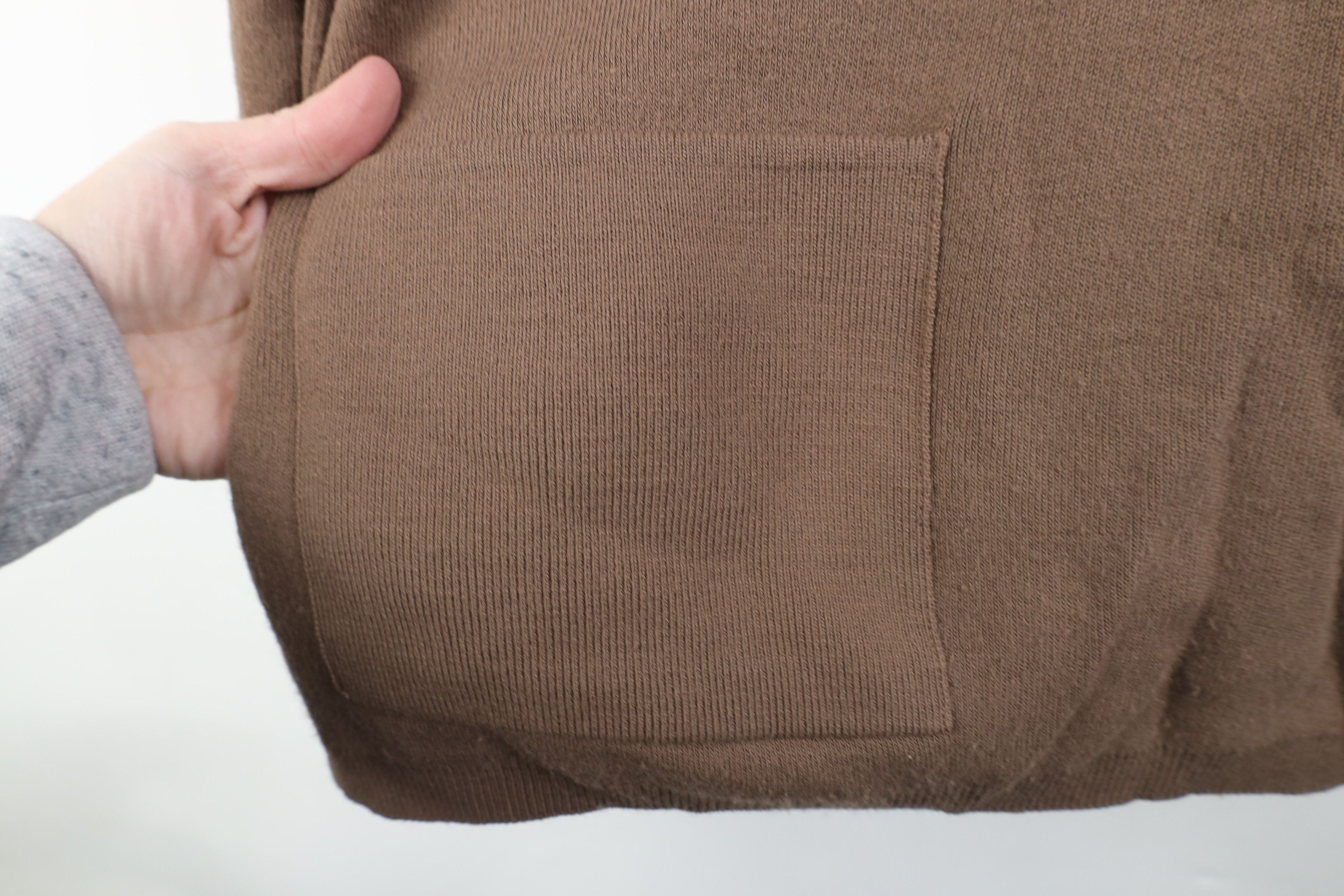 Vintage Vintage 90s Streetwear Ribbed Knit Pocket Sweater USA Size M / US 6-8 / IT 42-44 - 6 Thumbnail