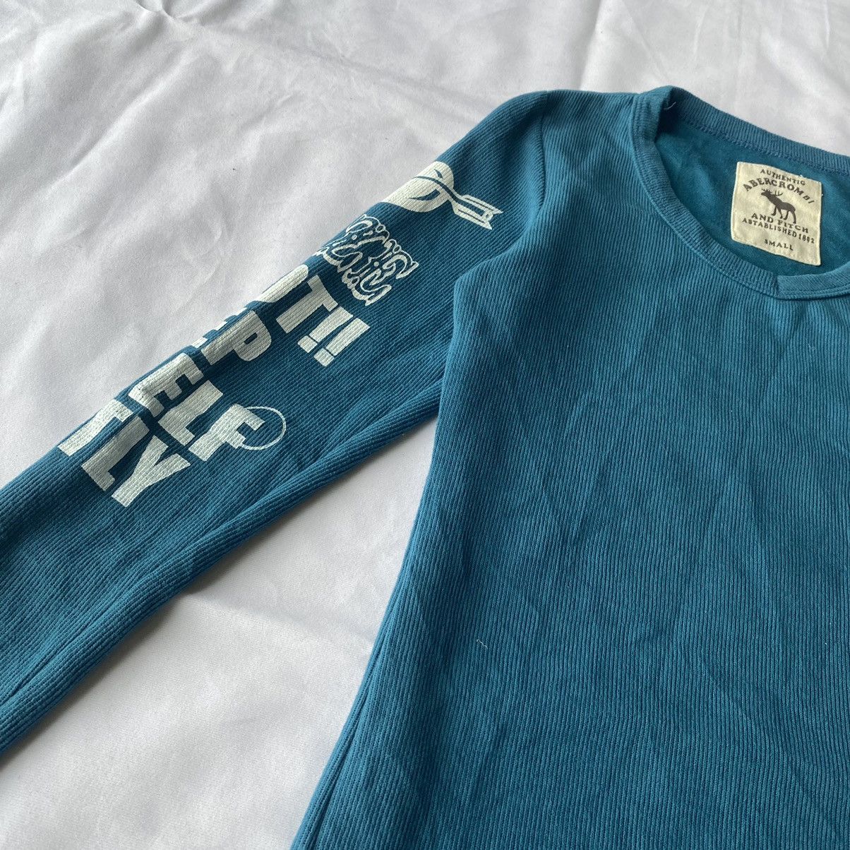 Beauty Beast × If Six Was Nine × Le Grande Bleu (L.G.B.) Japanese Poem and graphic Long Sleeve Affliction Style Size S / US 4 / IT 40 - 2 Thumbnail