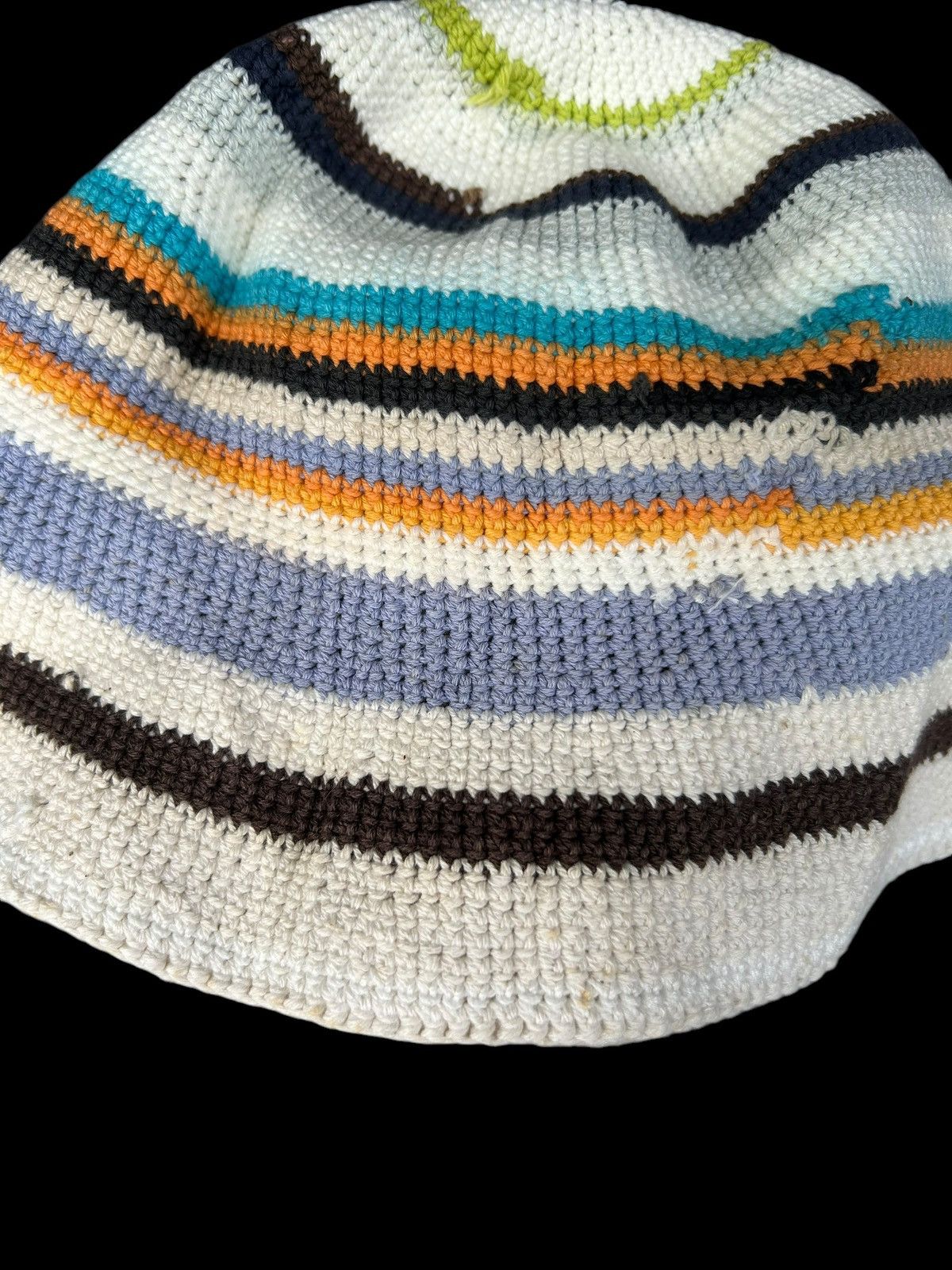 Japanese Brand × Kapital × Vintage Crochet Knitted Handmade Bucket Hats ☠️☠️ Size ONE SIZE - 8 Thumbnail