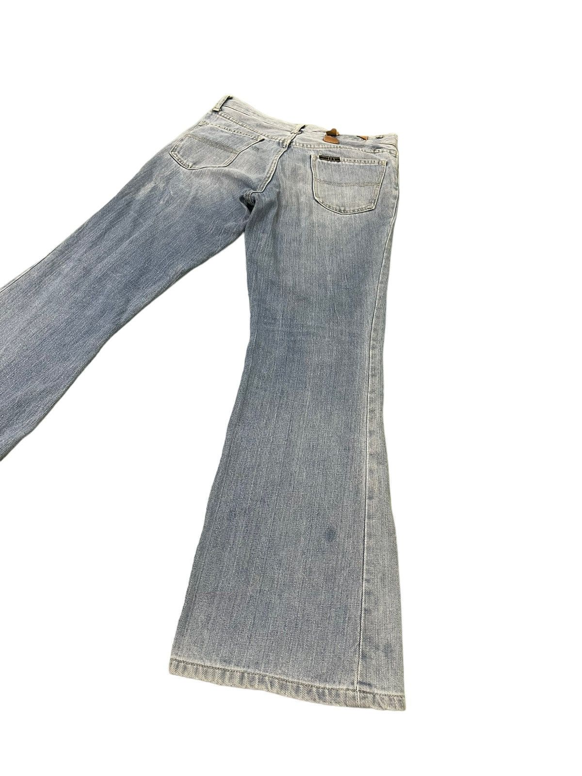 Japanese Brand Flare Jeans Blue Way Japan Faded Distress Boot Cut 7🟦6 Size US 30 / EU 46 - 13 Thumbnail