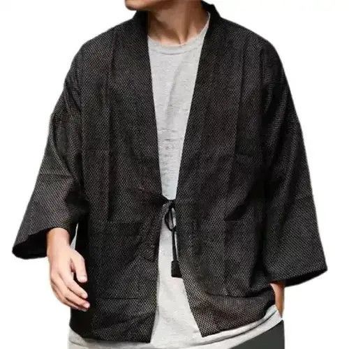 Japanese Brand New 2022 Stylish Hype Kimono Noragi Cardigan Jacket Size US L / EU 52-54 / 3 - 1 Thumbnail