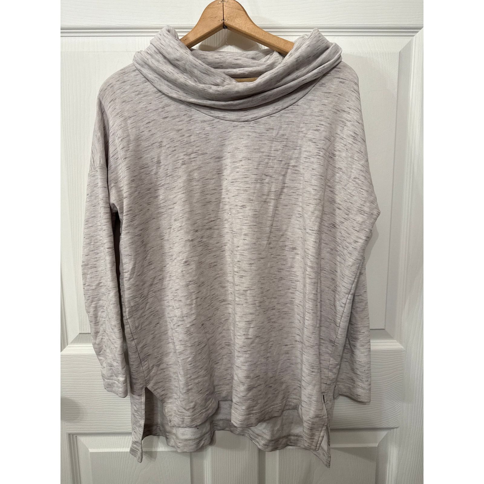 Lou & Grey Lou & Grey Signature Soft Cowl Neck Gray Pullover Tunic,M Size M / US 6-8 / IT 42-44 - 2 Thumbnail