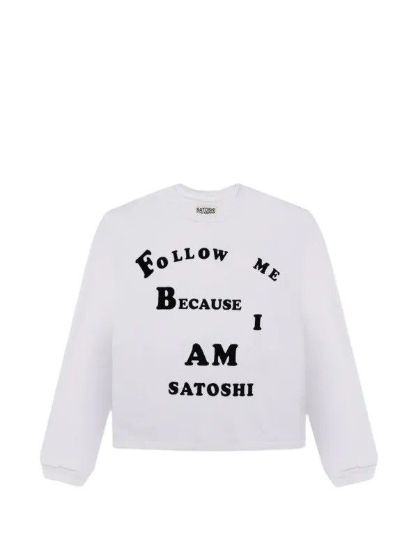 Satoshi Nakamoto Satoshi Nakamoto Follow Me Long Sleeve Tee Shirt White Size US L / EU 52-54 / 3 - 1 Thumbnail