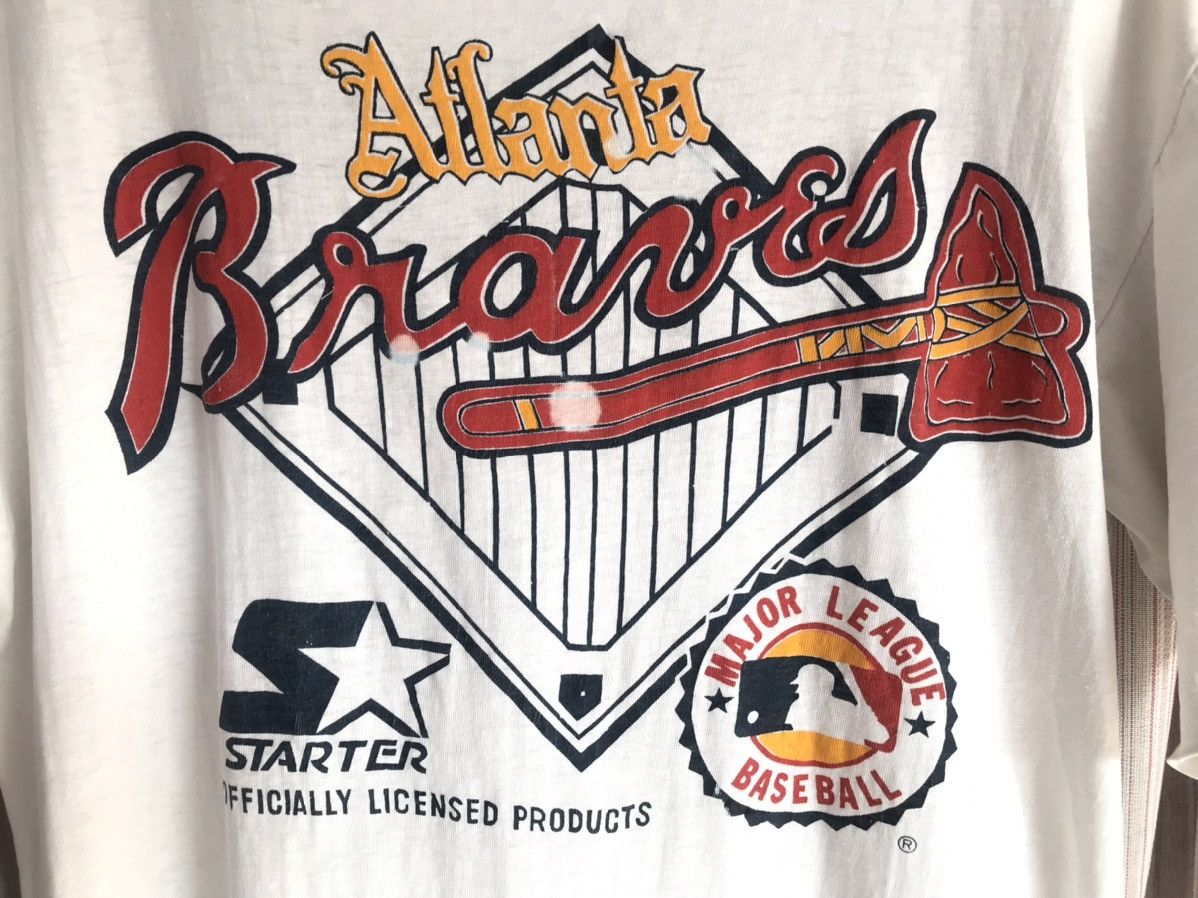 Starter × Vintage Vintage Atlanta Braves MLB t-shirt Size US M / EU 48-50 / 2 - 2 Thumbnail