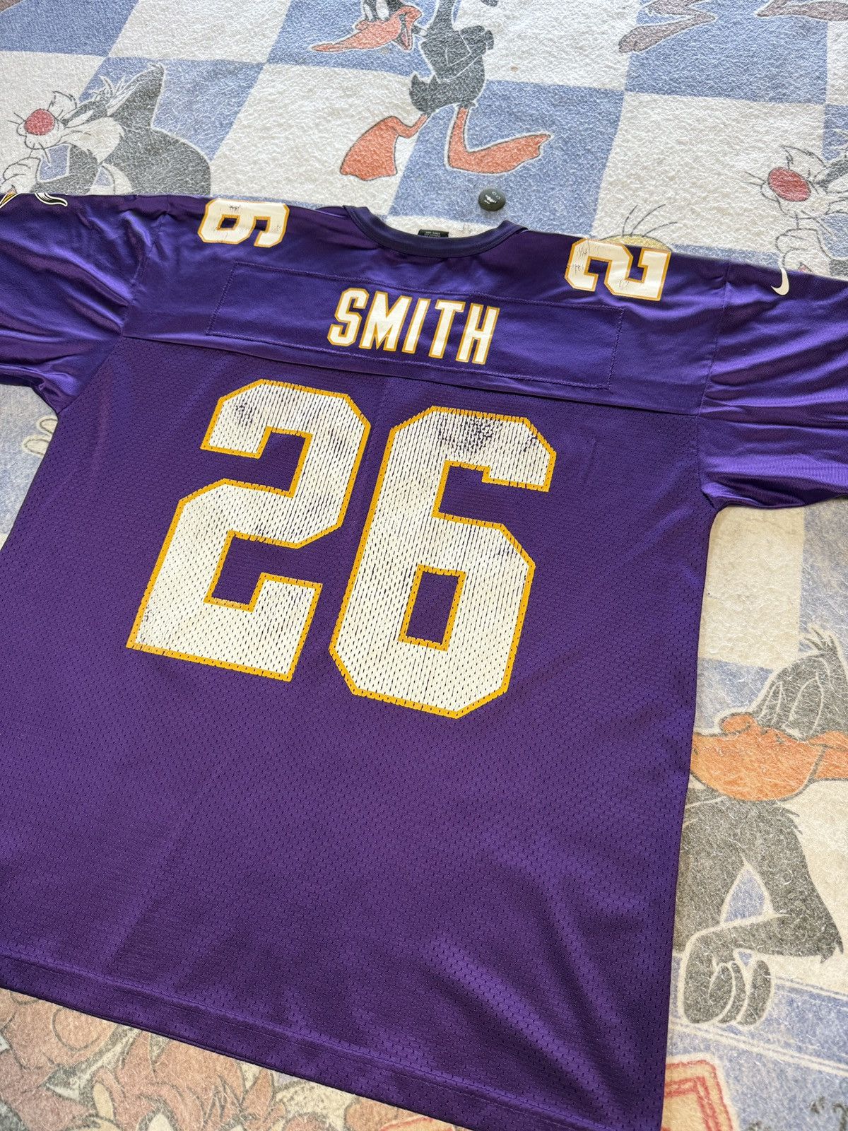 NFL Vintage minnesota vikings robert smith nike jersey Size US XL / EU 56 / 4 - 4 Thumbnail