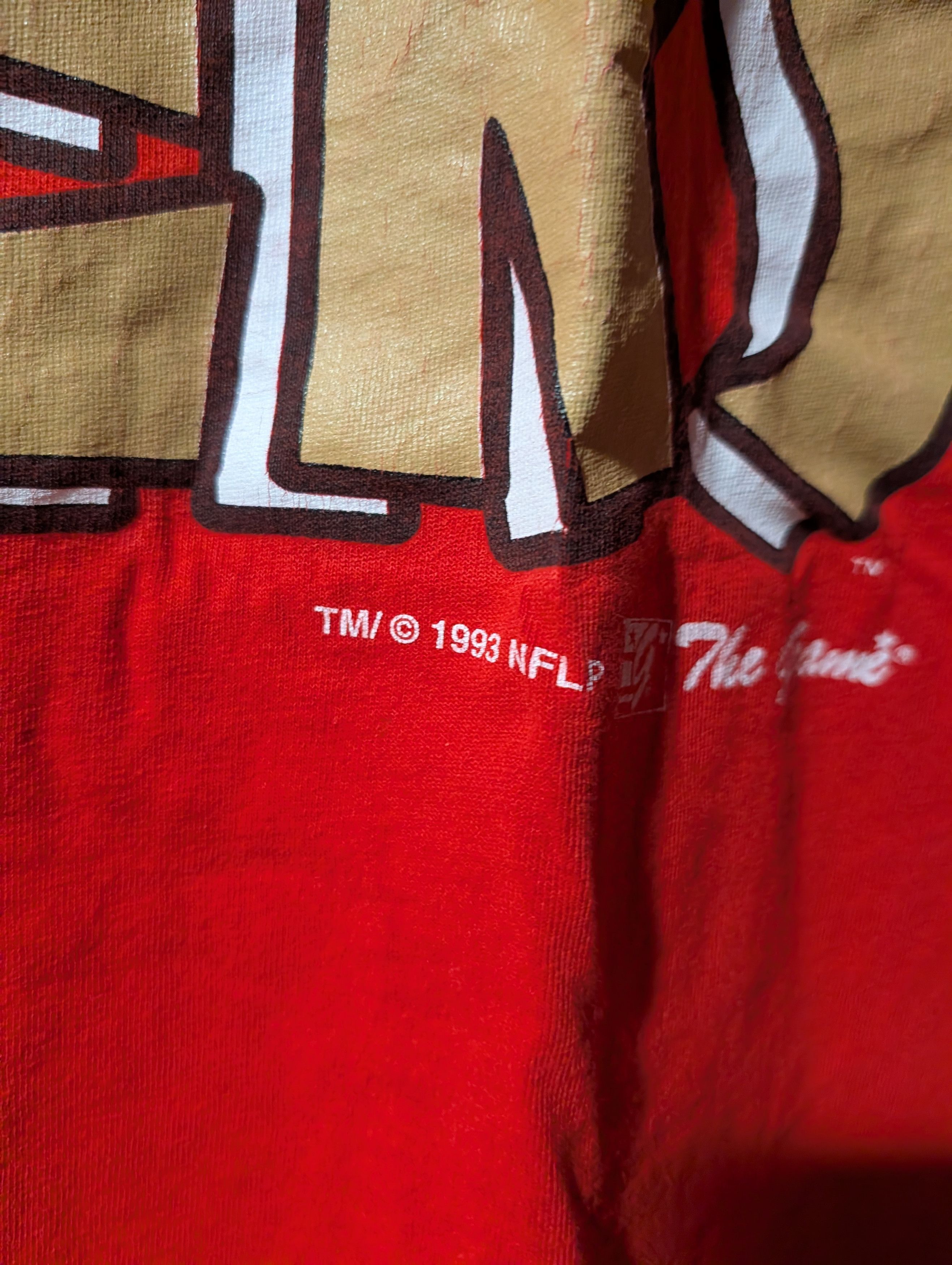 NFL Vintage 1993 San Francisco 49ers The Game T-Shirt NFL Size US XL / EU 56 / 4 - 3 Thumbnail