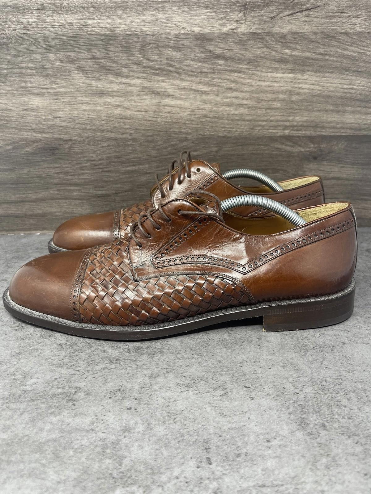 Mezlan Mezlan Shoes Mens Size 10.5 Valencia Brown Leather Size US 10.5 / EU 43-44 - 1 Thumbnail