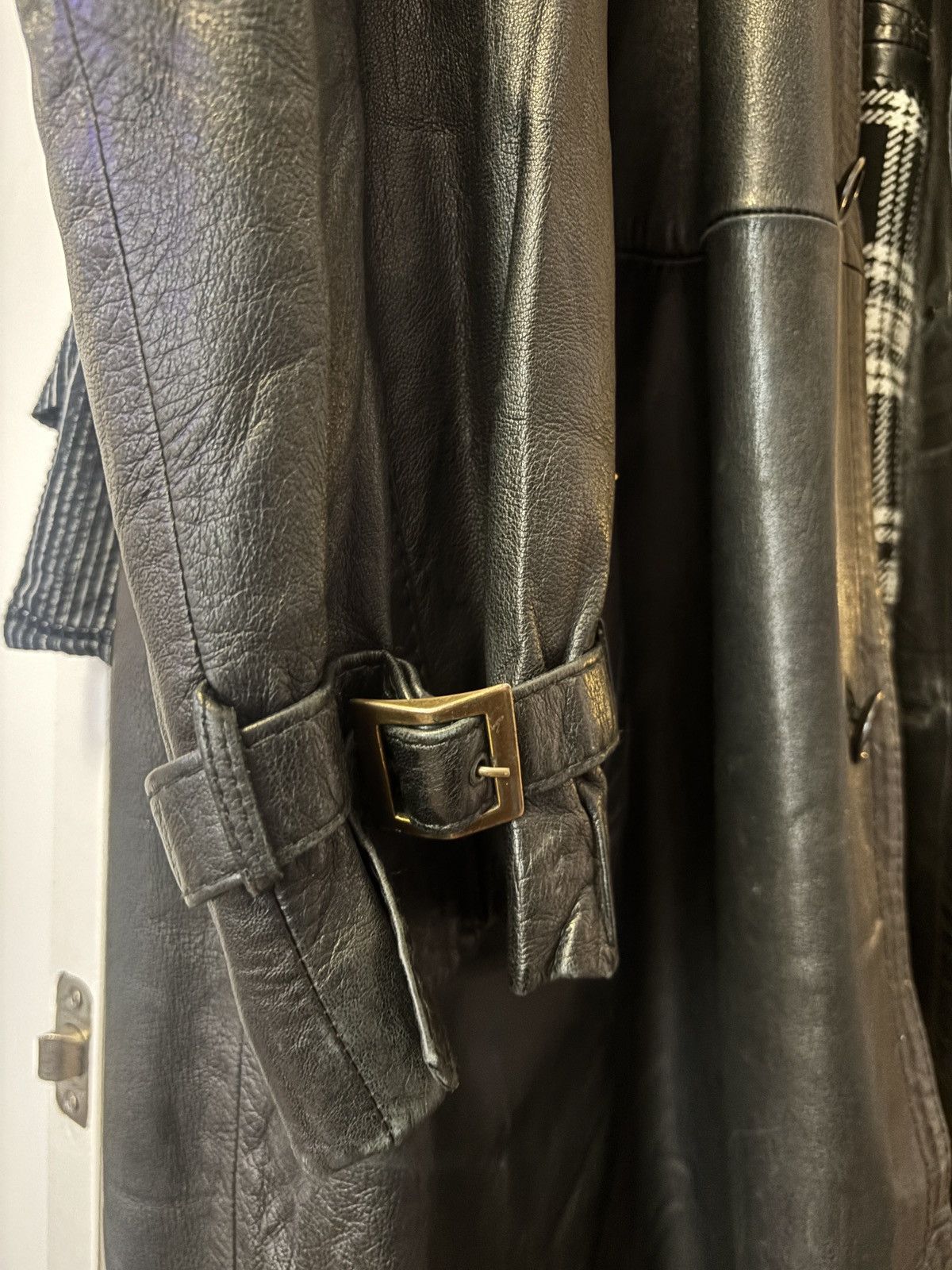 Genuine Leather ÉQUIP’ Very Rare Genuine Leather Black Trench Size US L / EU 52-54 / 3 - 10 Thumbnail