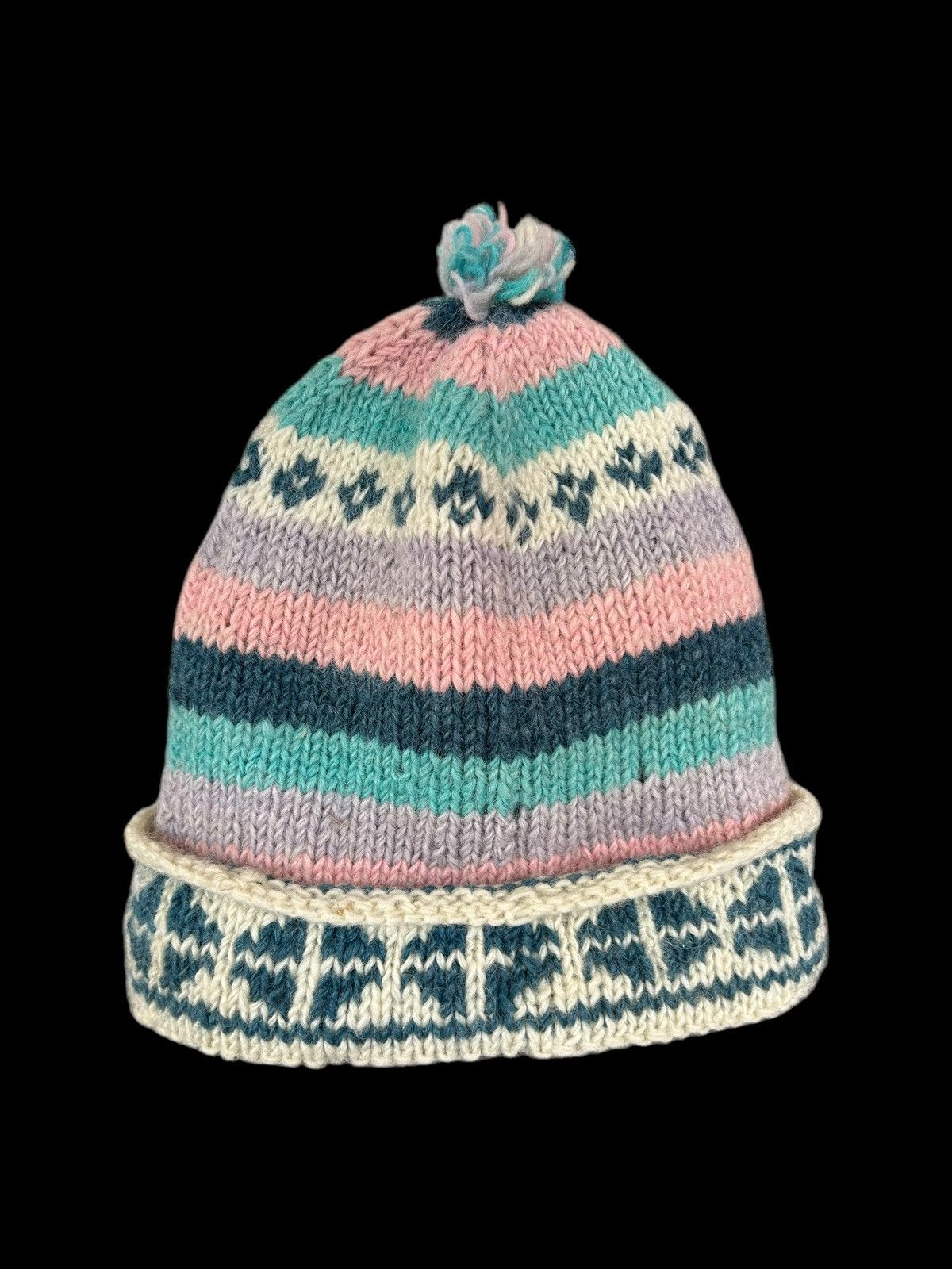 Japanese Brand × Kapital × Vintage Crochet Knitted Handmade hairy Beanie Hats Size ONE SIZE - 1 Thumbnail