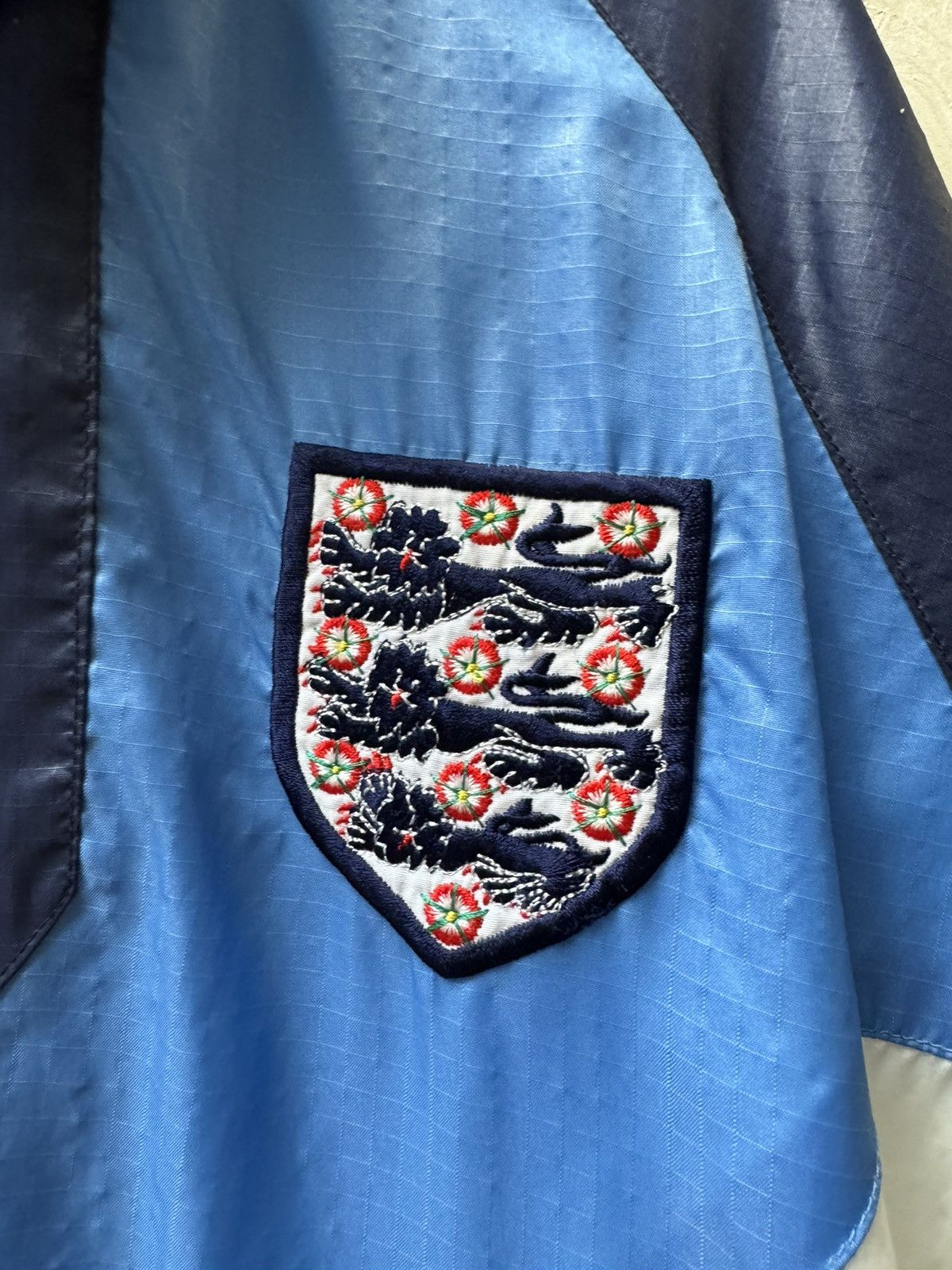 Umbro × Vintage ENGLAND VINTAGE UMBRO 1990 - 1992 1/2 ZIP TRAINING JACKET Size US XL / EU 56 / 4 - 5 Thumbnail