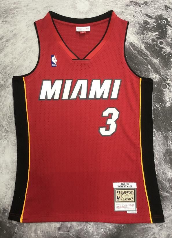 NBA 3 Dwyane Wade Jersey Miami Heat Jersey Size US M / EU 48-50 / 2 - 1 Thumbnail
