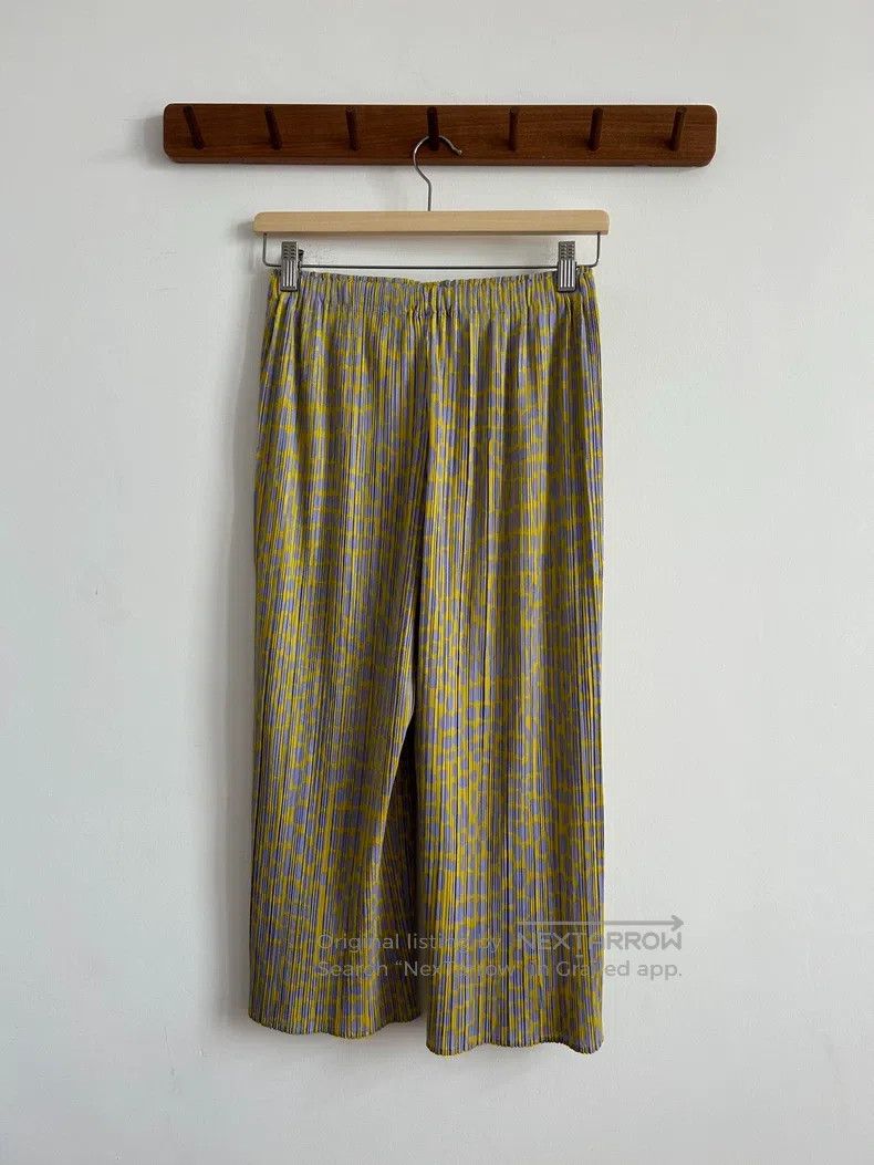 Issey Miyake Issey Miyake Yellow Pants Size 25" / US 0 / IT 36 - 2 Thumbnail