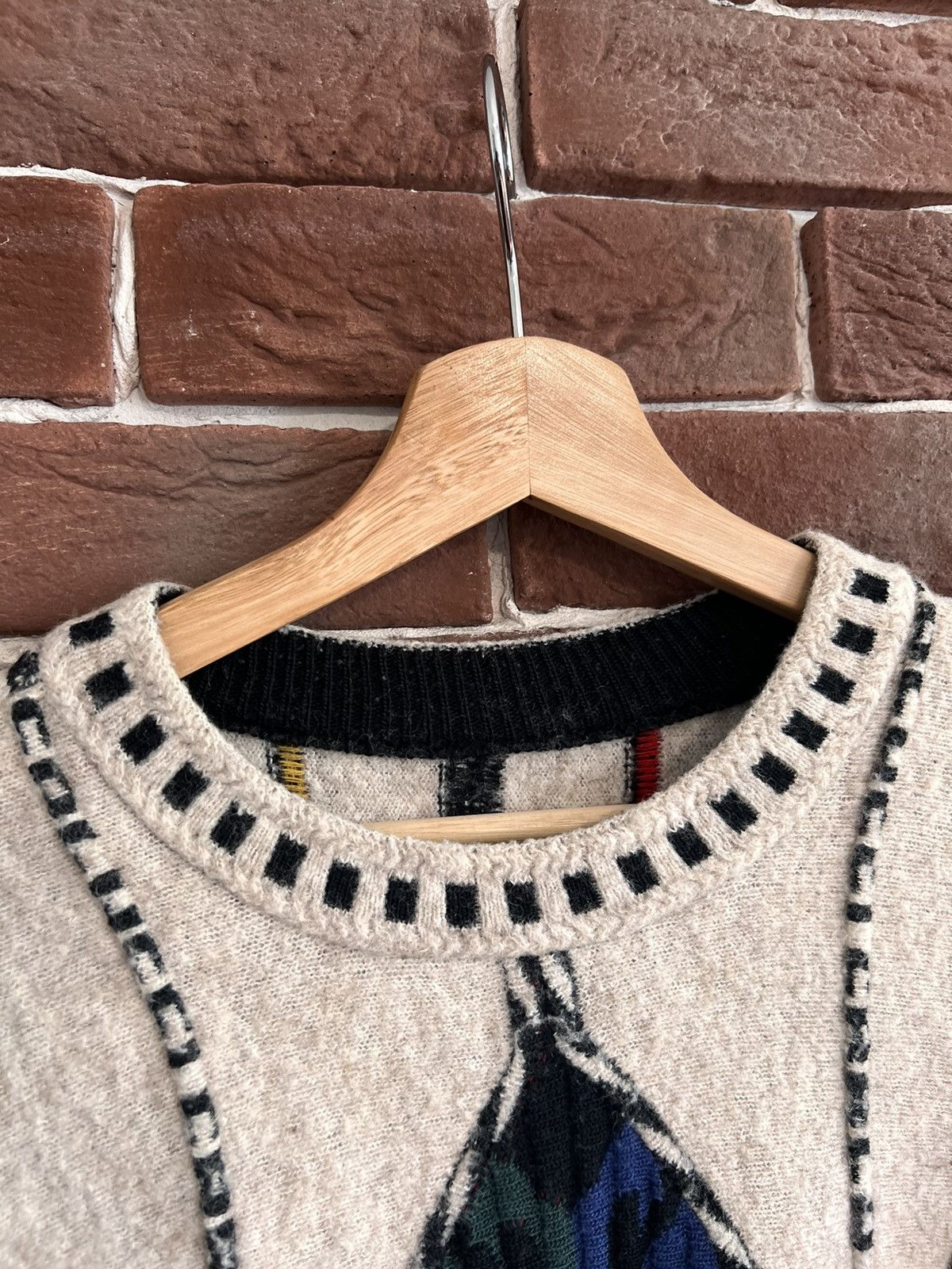 Carlo Colucci Rare Vintage Carlo Colucci Sweater With Coogi Vibes Biggie Size US M / EU 48-50 / 2 - 5 Thumbnail