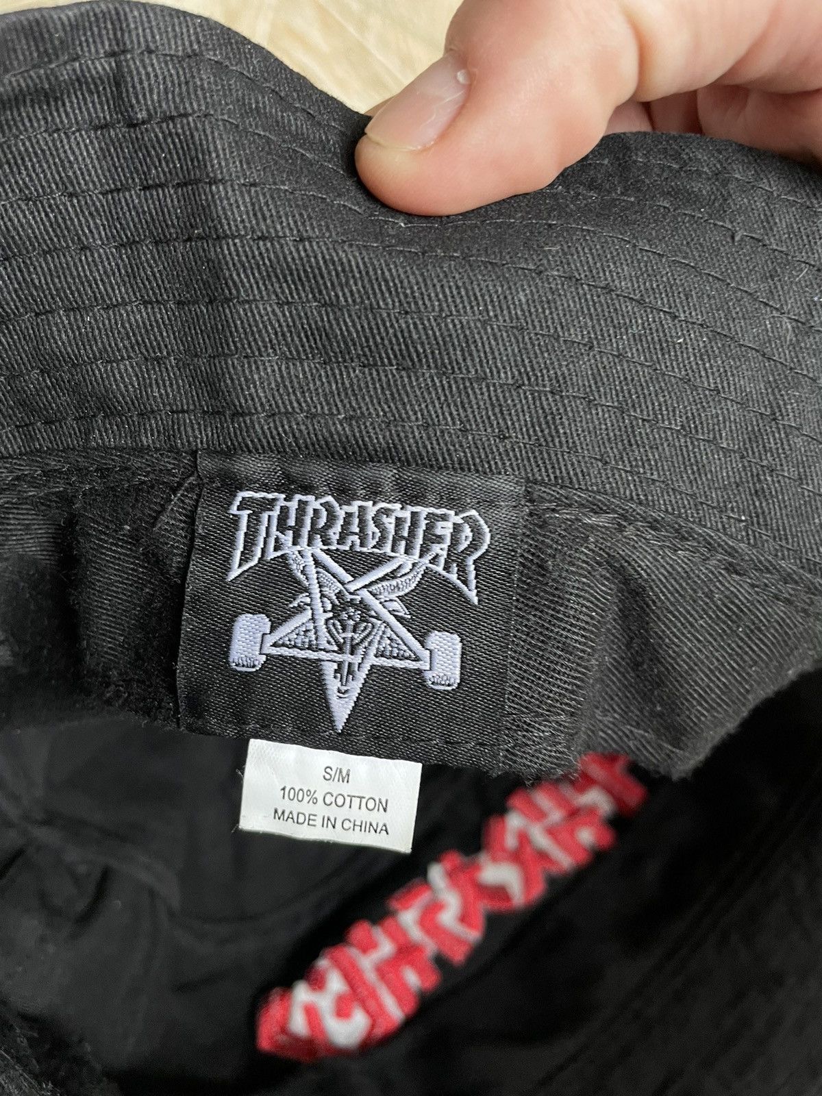 Thrasher Skate Thrasher Magazine Godzilla Big Logo Logo Bucket Hat Size ONE SIZE - 8 Thumbnail