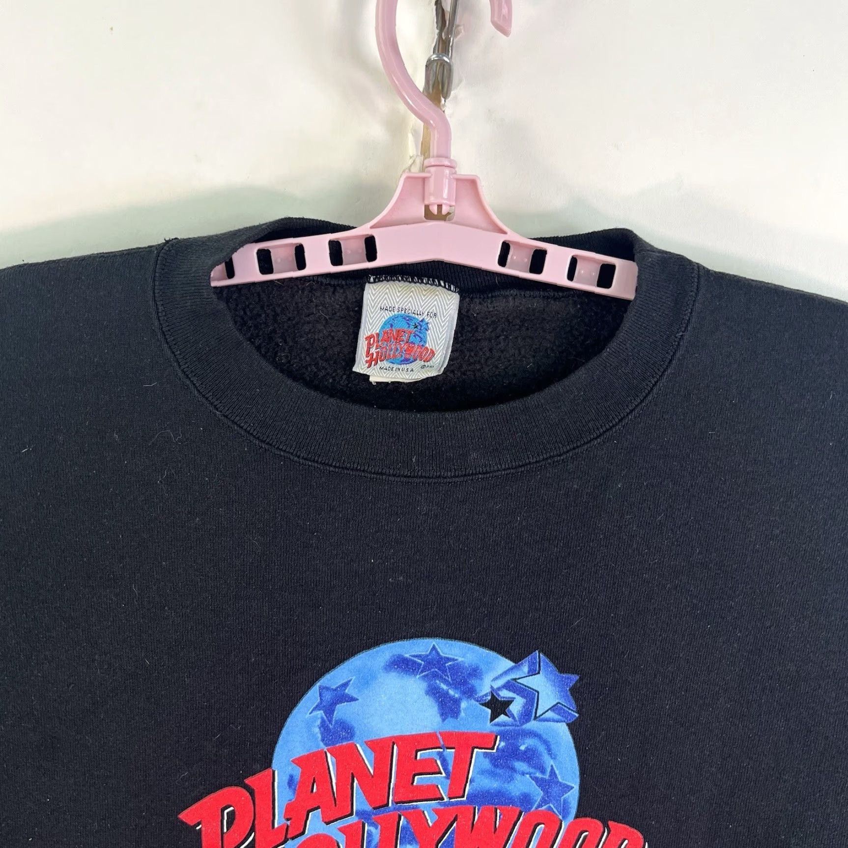 Planet Hollywood VINTAGE Planet Hollywood Phoenix Sweatshirt Mens XL Black USA Graphic Print Crew Neck Pullover Size US XL / EU 56 / 4 - 3 Thumbnail