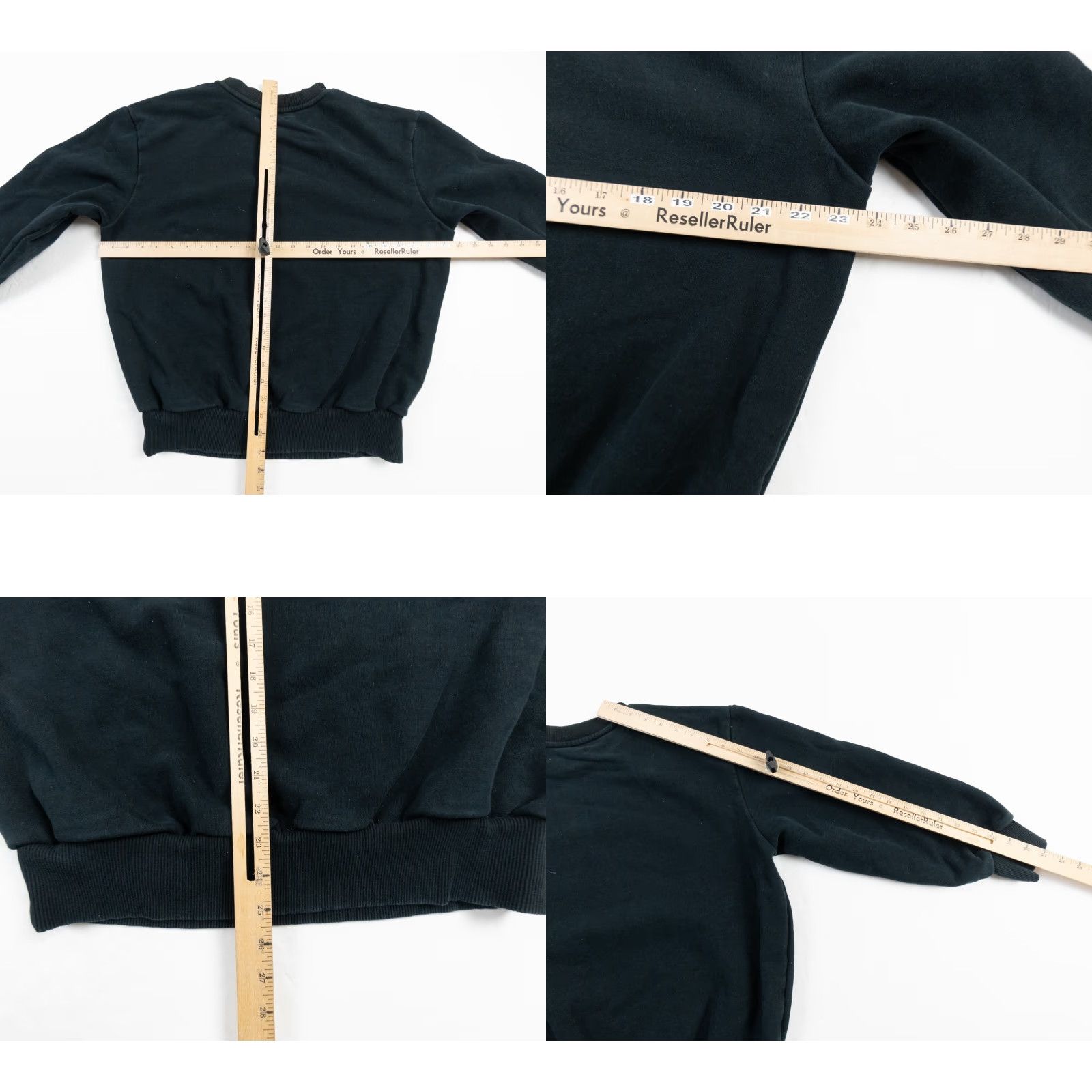 Oak + Fort Oak + Fort Sweatshirt Womens Xsmall Black Oversized Crewneck Sweater Ladies Size XS / US 0-2 / IT 36-38 - 8 Thumbnail