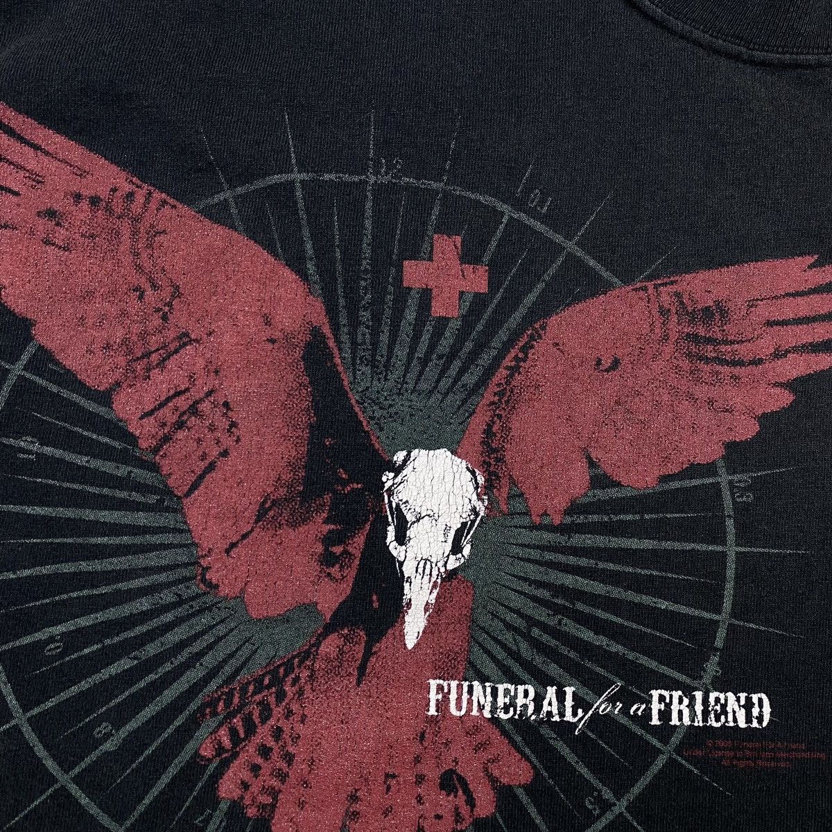 Band Tees Funeral for a friend - Bird skull 2005 vtg Size US L / EU 52-54 / 3 - 5 Thumbnail