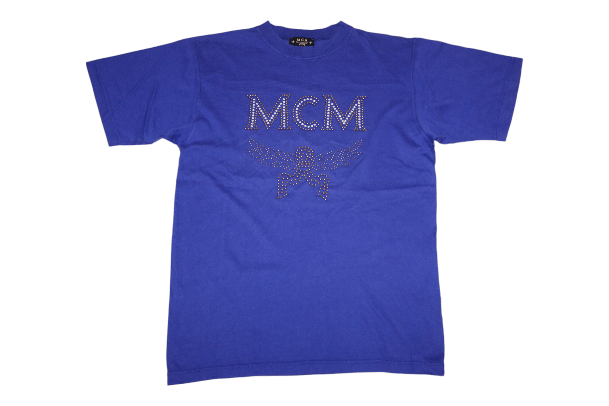 MCM RARE MCM Mercerized Cotton Rhinestones Studded Baggy T-Shirt Size US M / EU 48-50 / 2 - 1 Thumbnail
