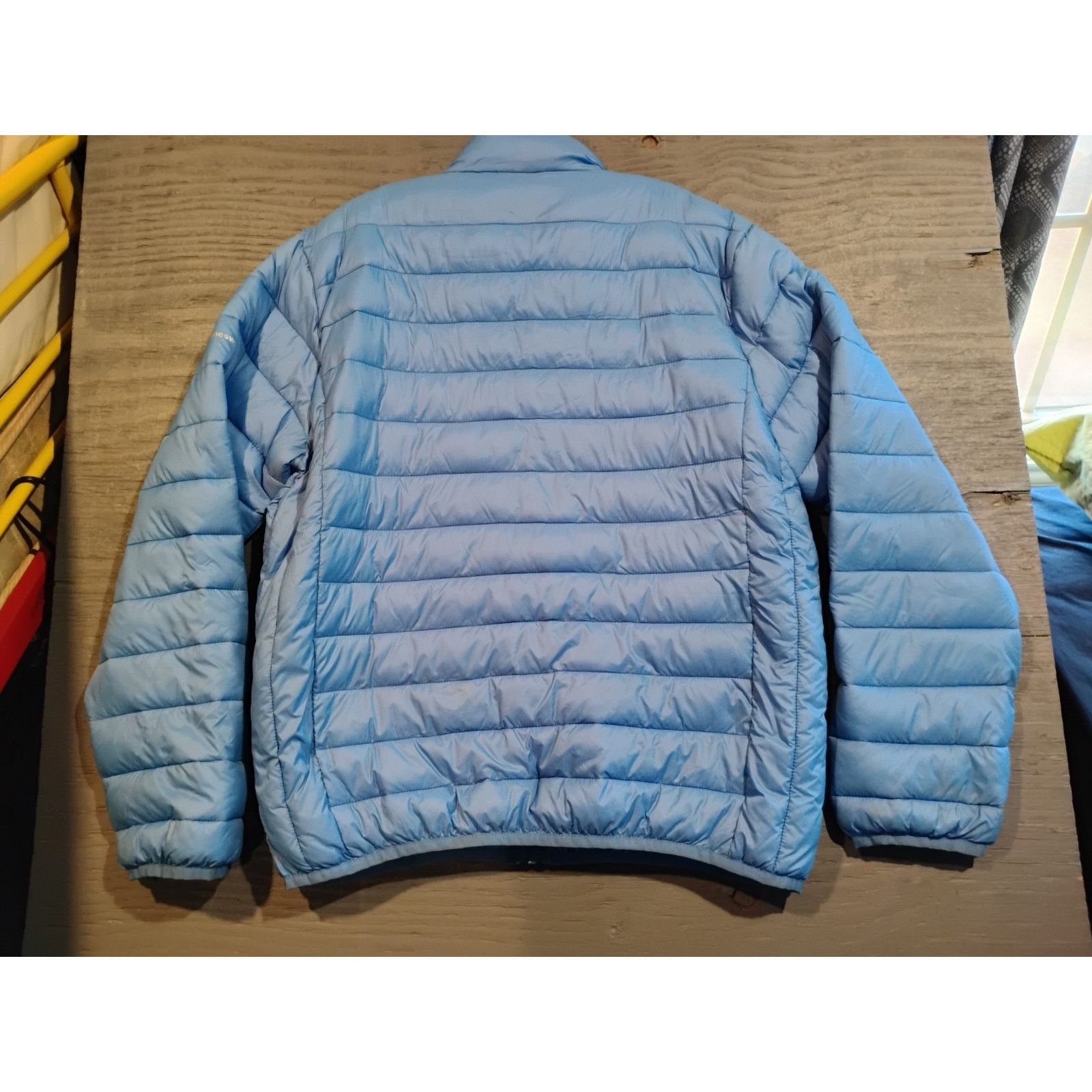 Other (Large) Alpine Swiss Unisex Blue Full Zip Bubble Coat Size US L / EU 52-54 / 3 - 18 Thumbnail