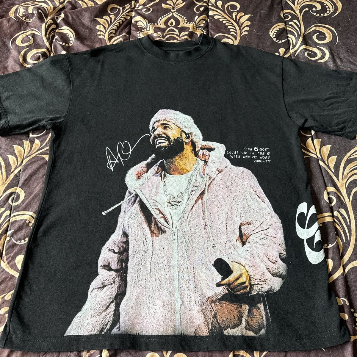 Sergio Calabasas Rekcless Drake Screenprint Streetwear Tee Size US S / EU 44-46 / 1 - 1 Thumbnail