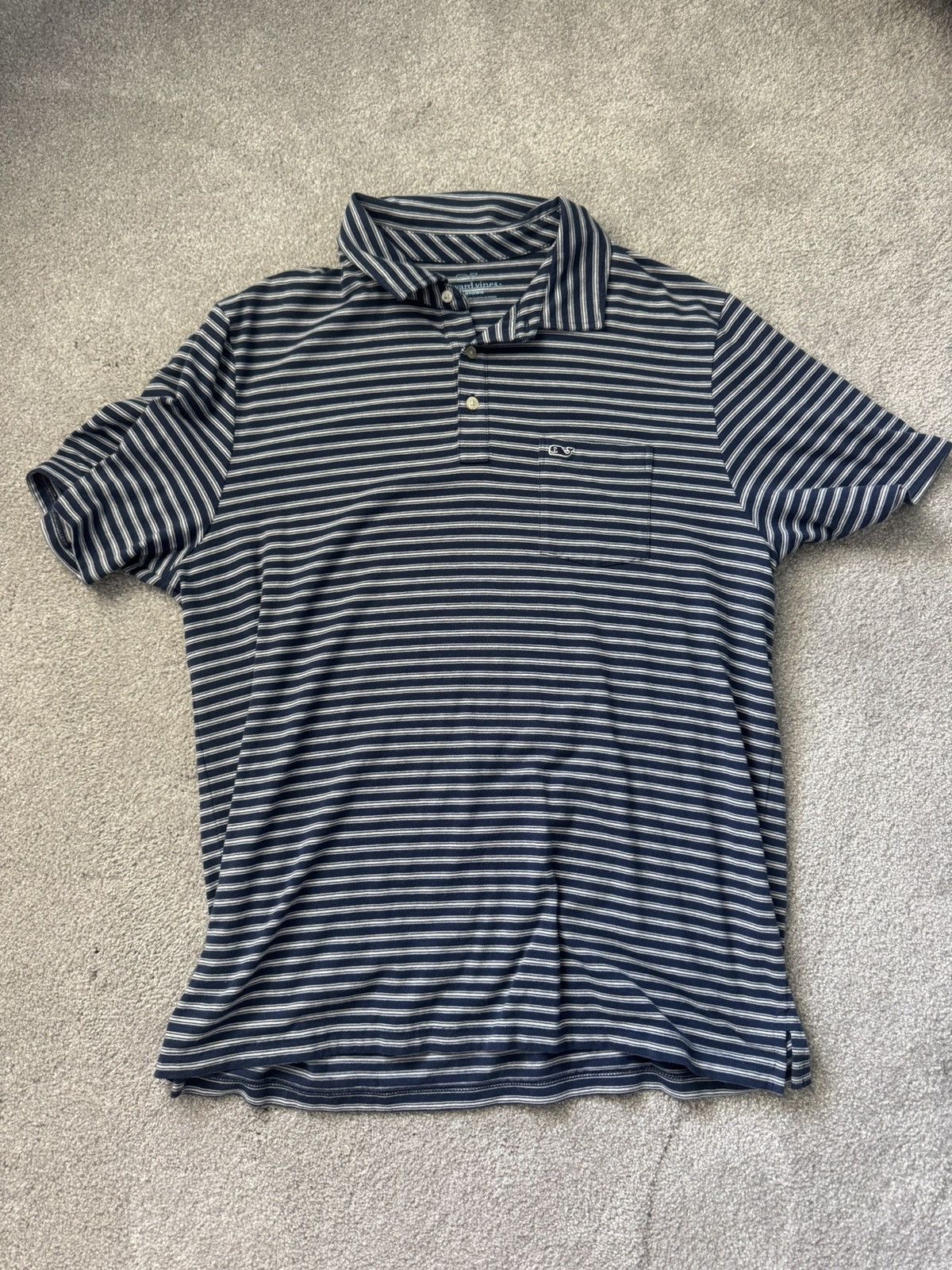 Vineyard Vines Navy Vineyard Vines Polo Size US L / EU 52-54 / 3 - 1 Thumbnail