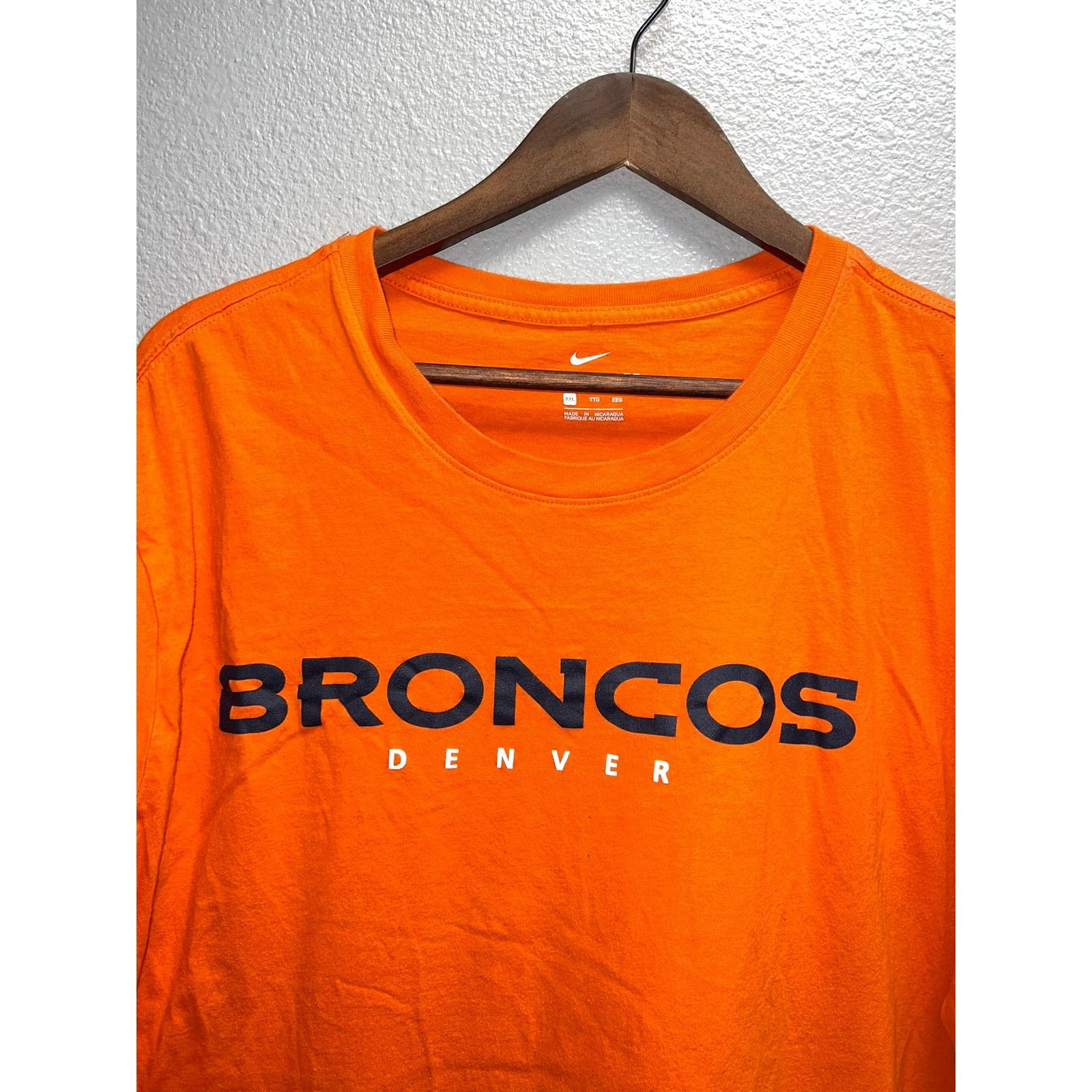 Vintage Womens Nike Denver Broncos Shirt Top Tee NFL Football 2XL Size XXL / US 16-18 / IT 52-54 - 2 Thumbnail