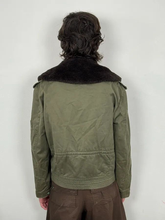 Vintage 1960s U.S. Army Khaki Military Fur Collar Jacket Size US S / EU 44-46 / 1 - 3 Thumbnail