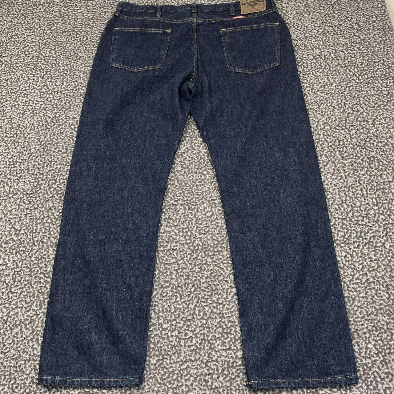 Wrangler Wrangler Jeans 38x30 Straight Fit Denim Pants Pocket Cotton Size US 38 / EU 54 - 2 Thumbnail