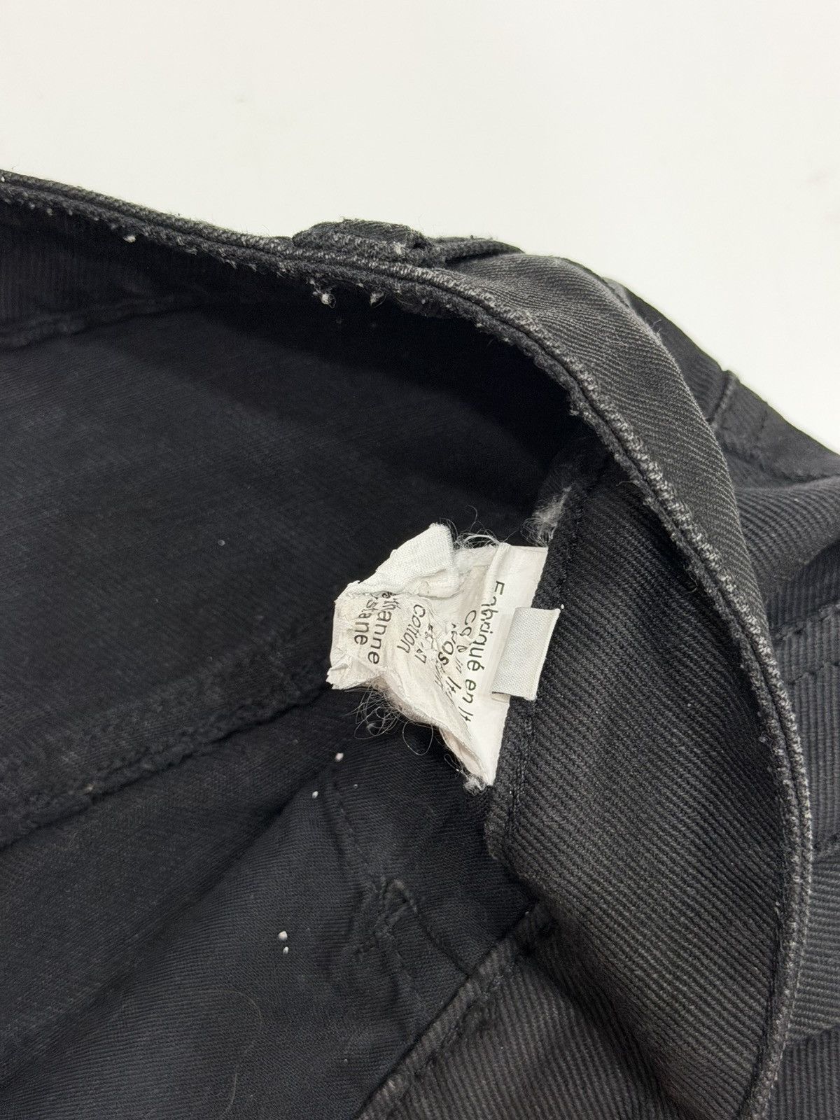 Balmain BALMAIN by Decarnin FW2009 Waxed Biker Black Denim Jeans zip Size US 28 / EU 44 - 14 Thumbnail
